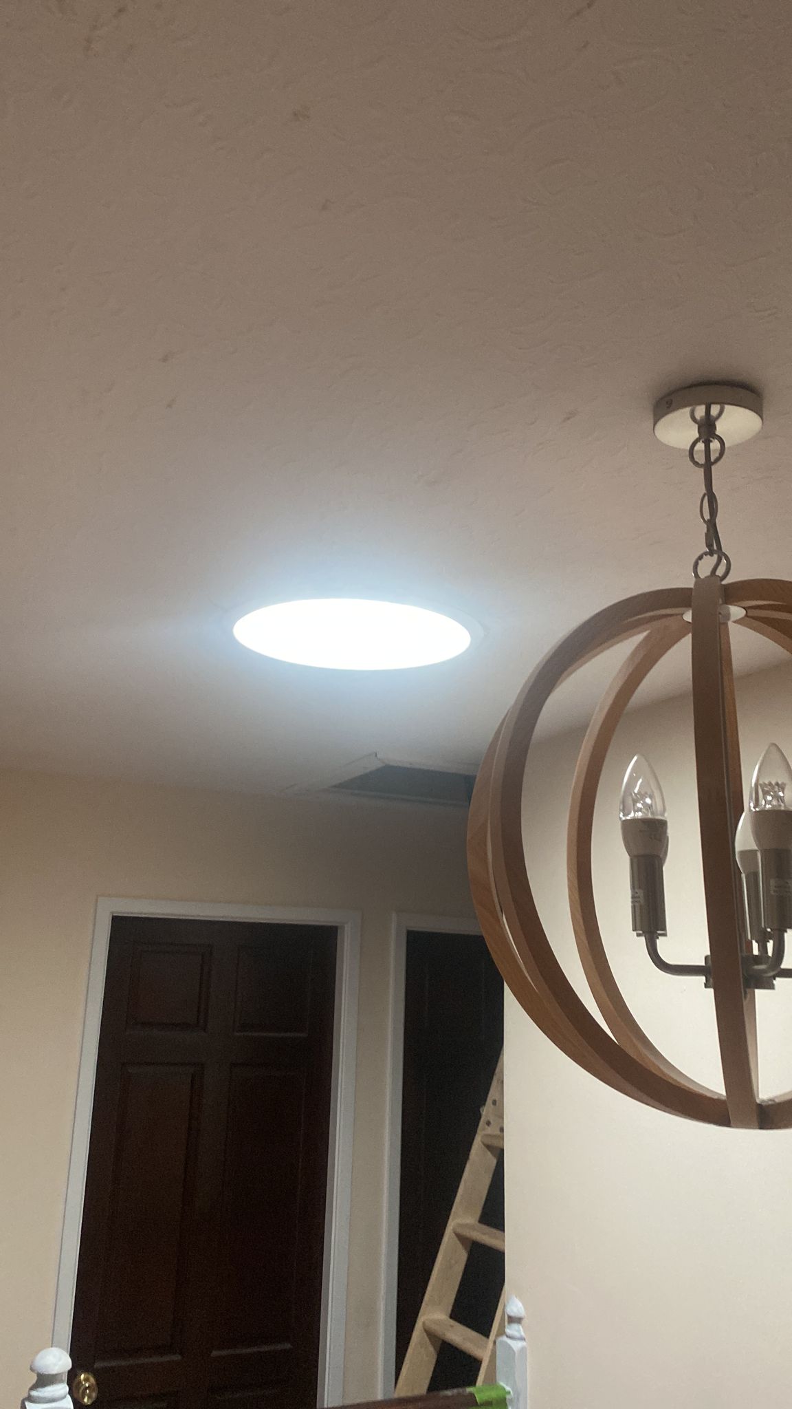 Genuine example of a Sun tunnel installation completed by Skylight Fitters