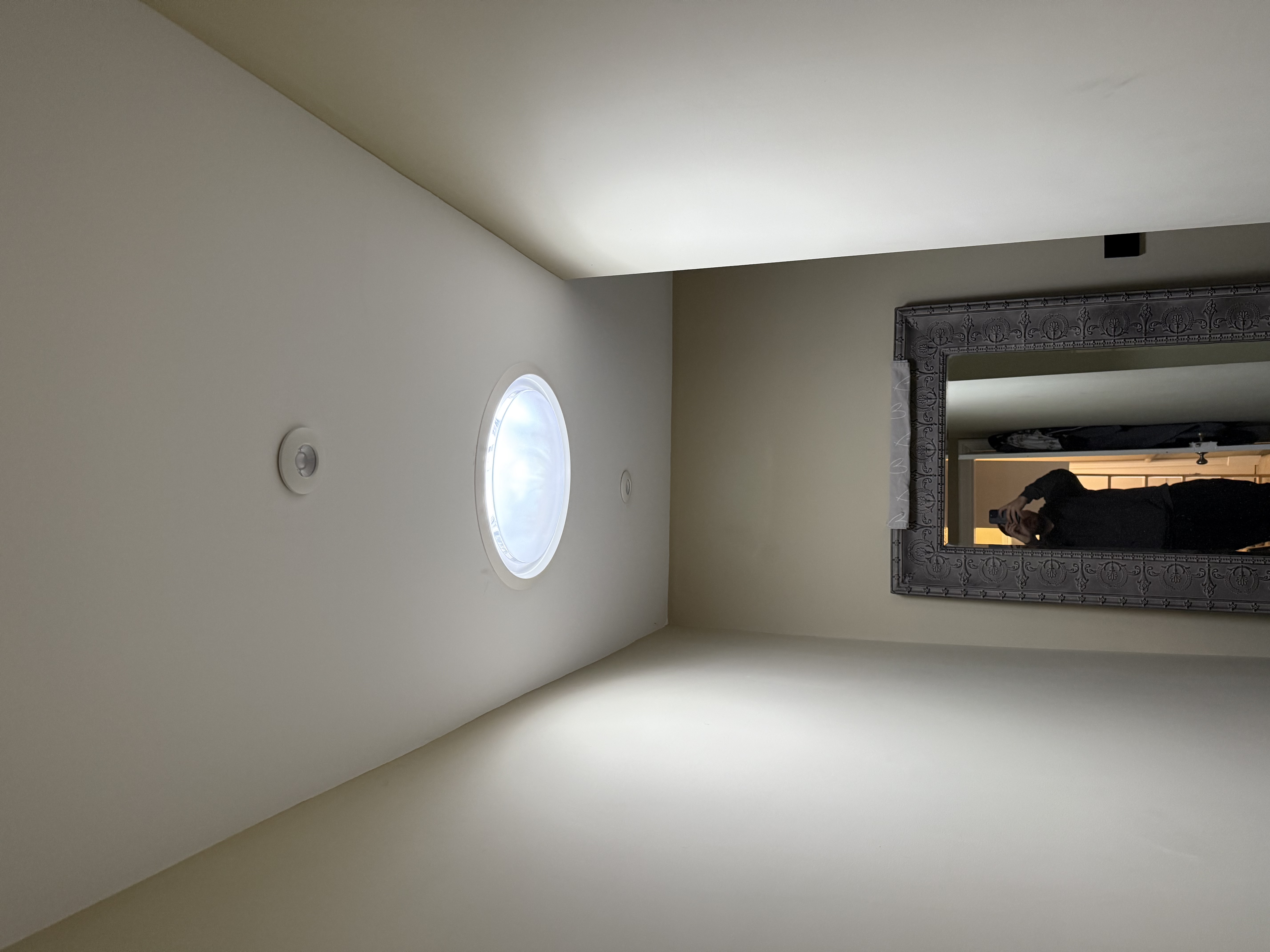 Real installation photo of a Sun tunnel installation