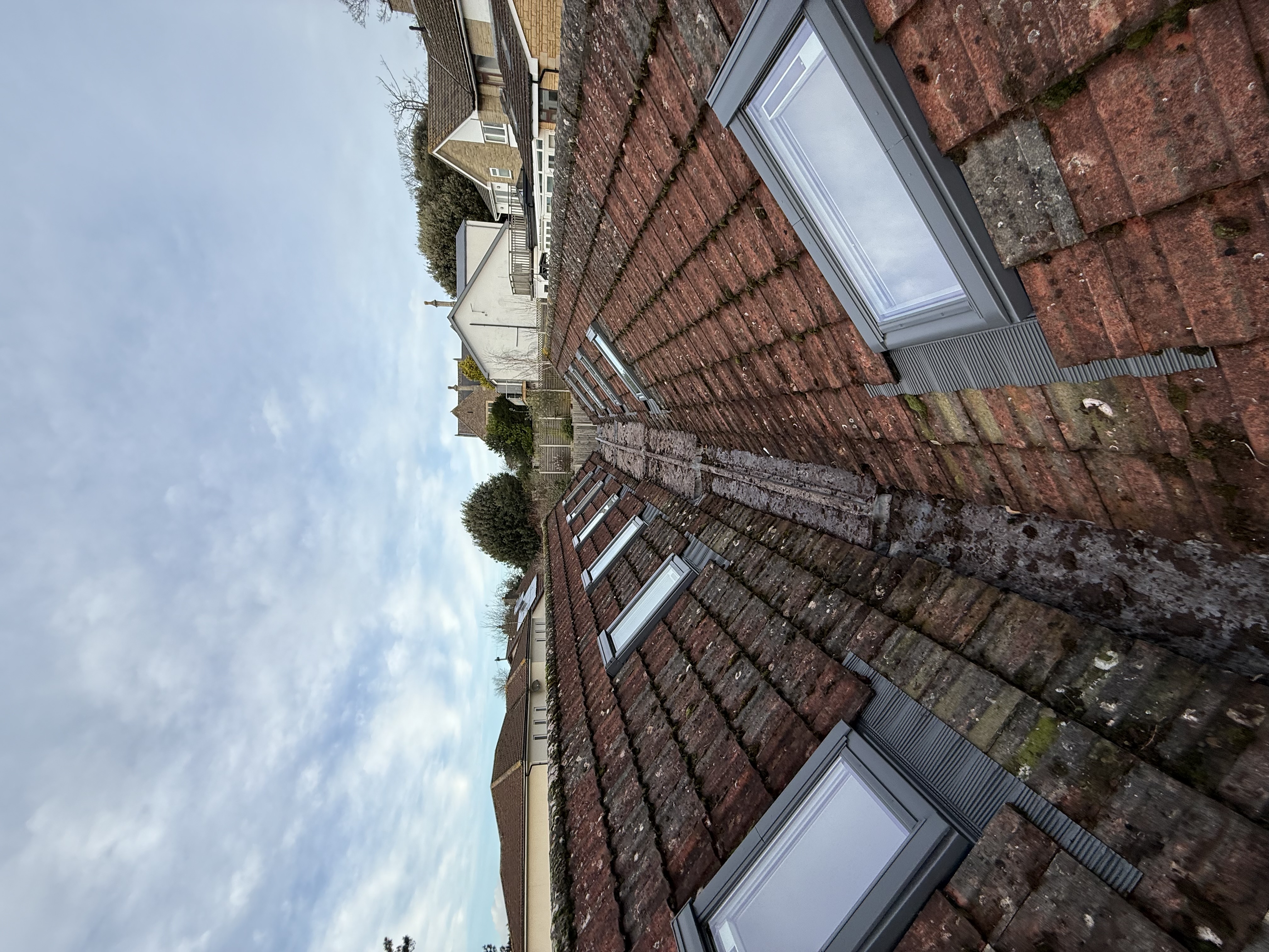 Real installation photo of a VELUX glass replacement