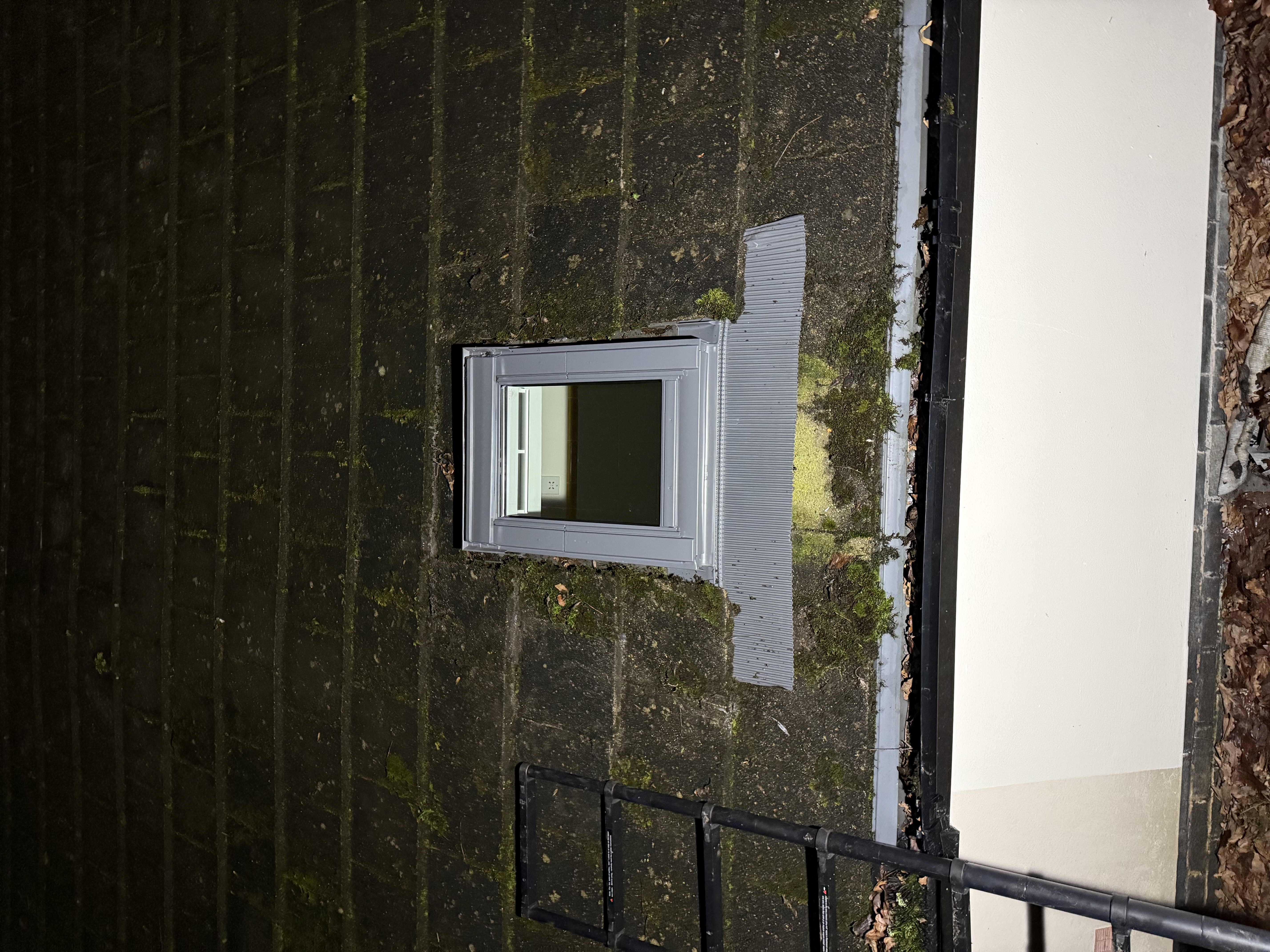 Photo showing a completed VELUX glass replacement