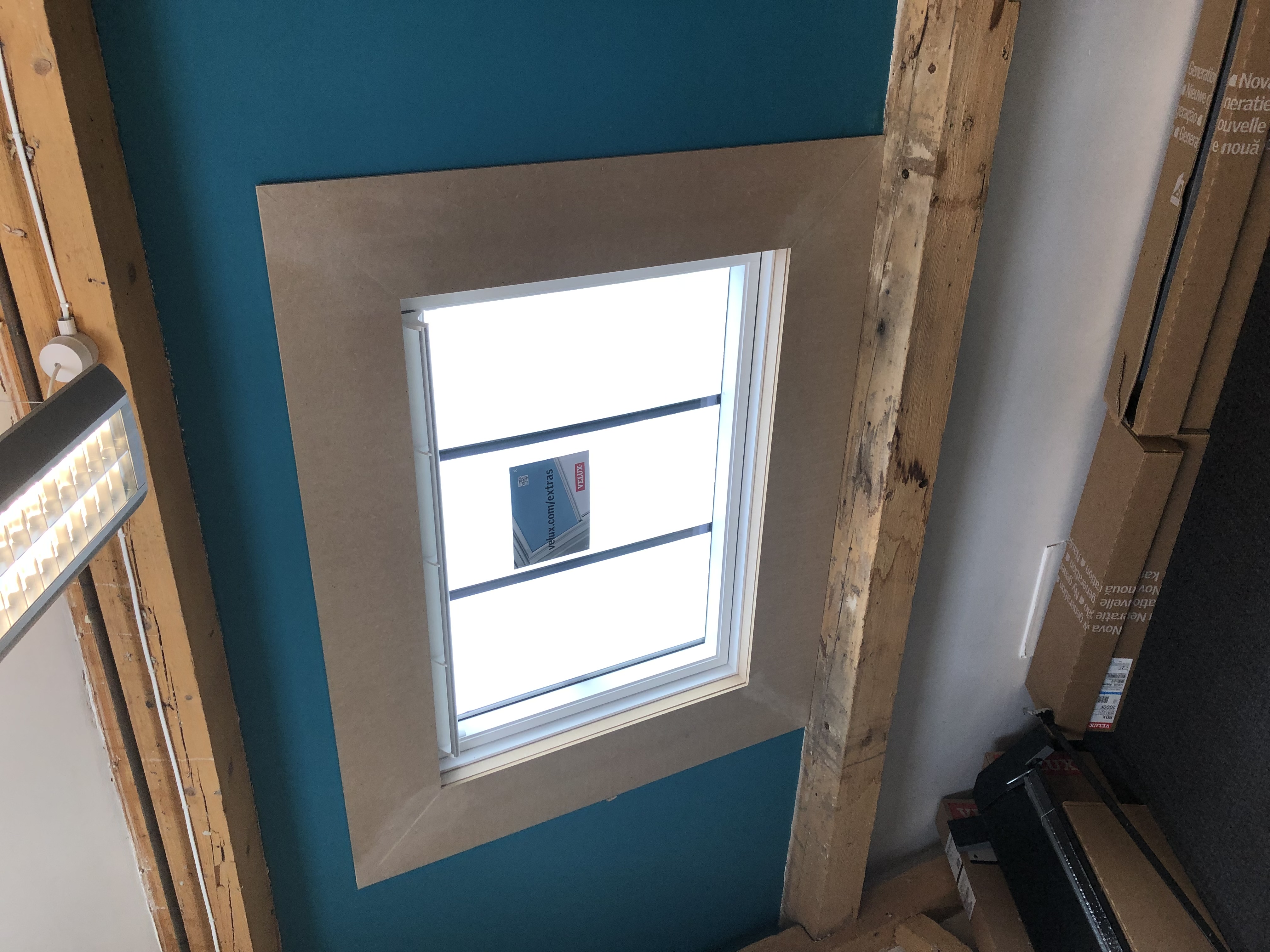 Genuine example of a VELUX glass replacement completed by Skylight Fitters