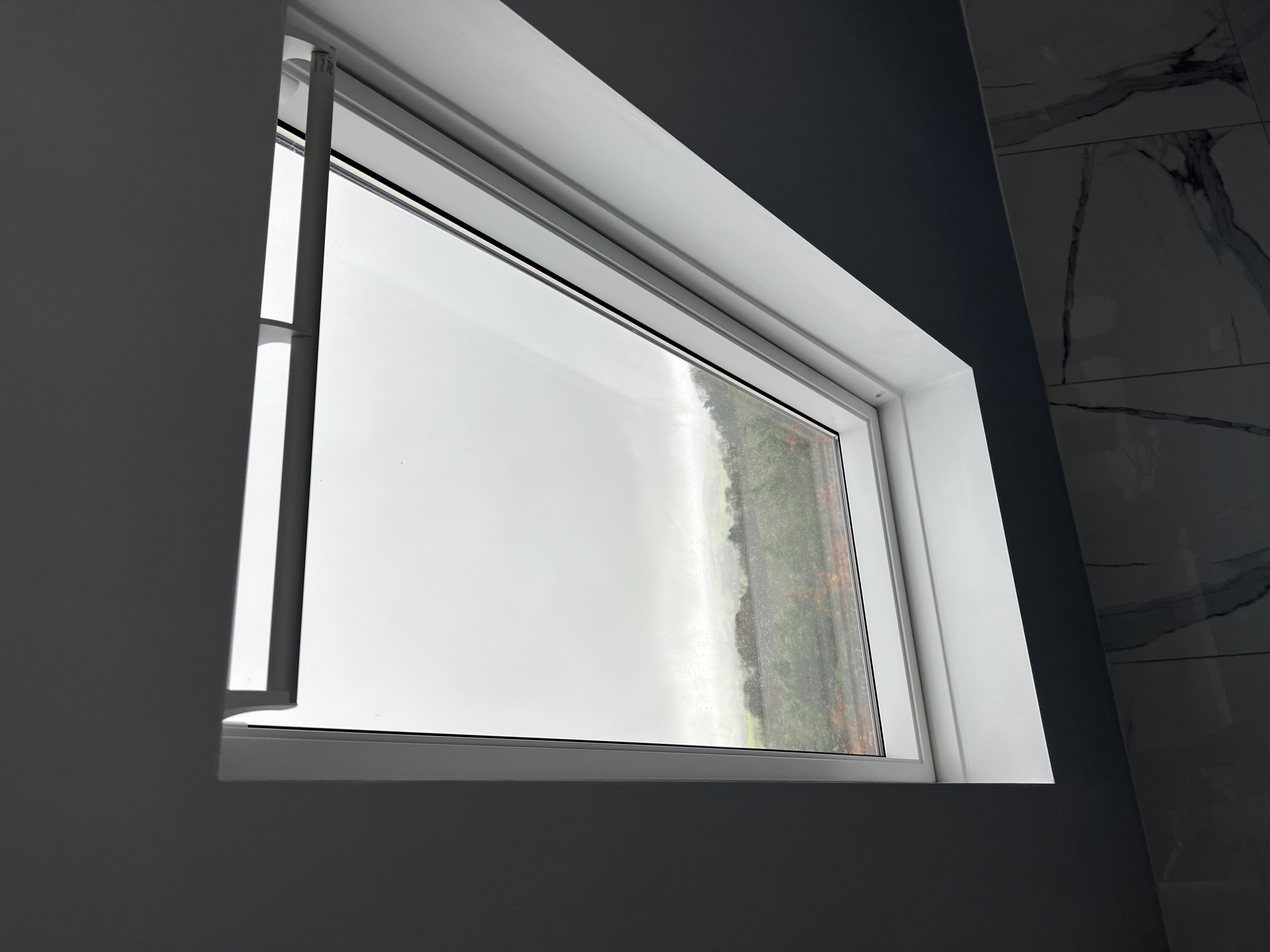 Real installation photo of a VELUX glass replacement