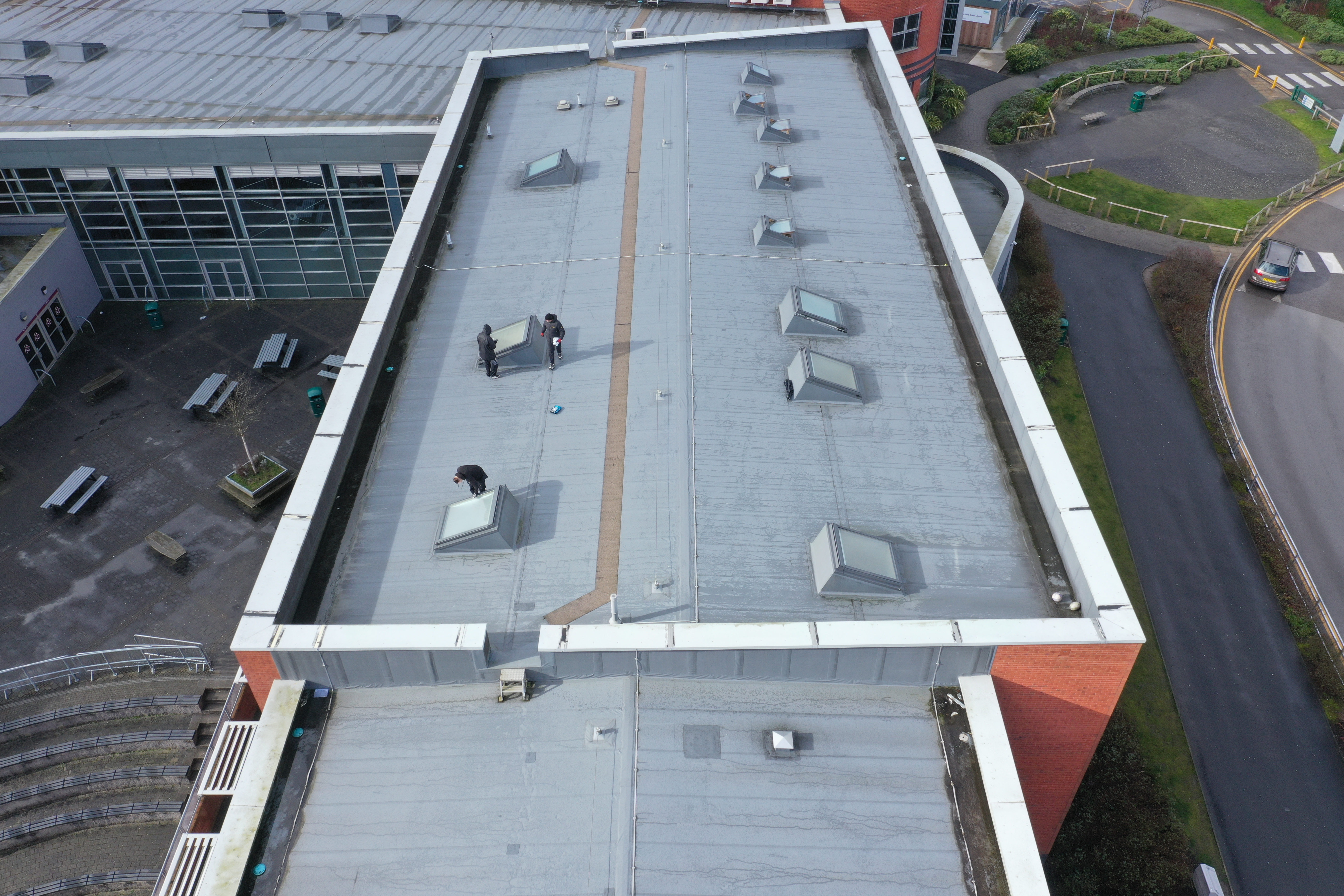 Photo showing a completed VELUX repair service