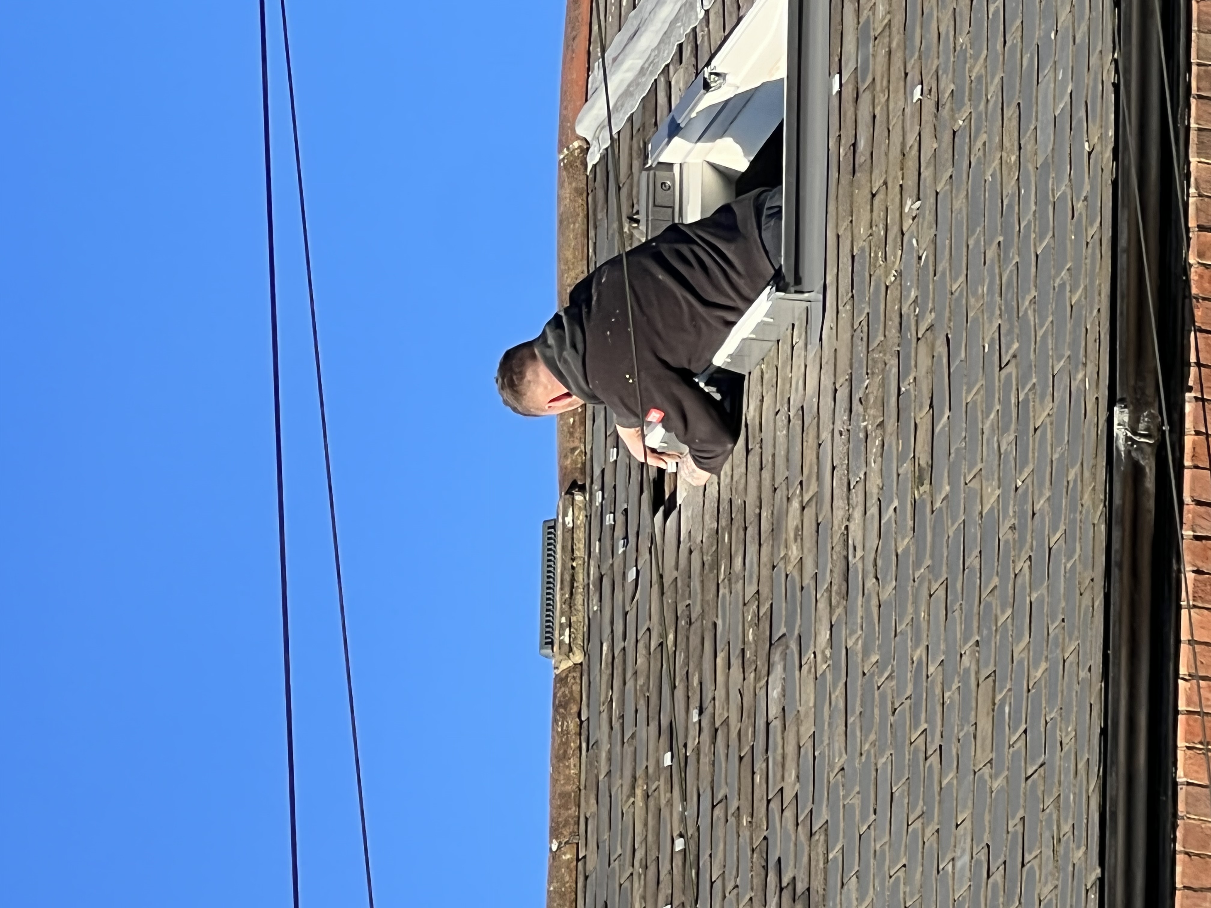 Photo showing a completed VELUX repair service