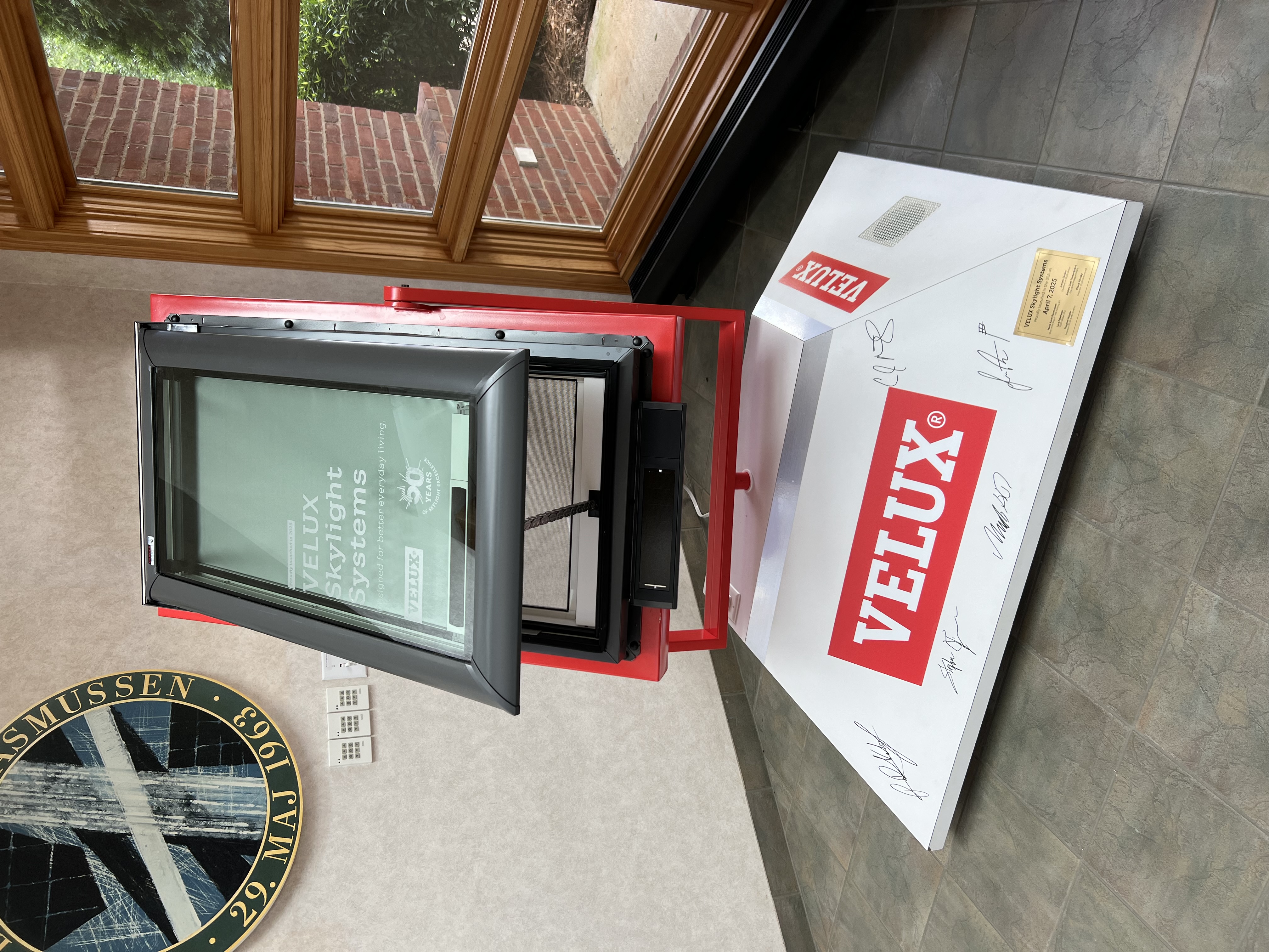 Photo showing a completed VELUX repair service