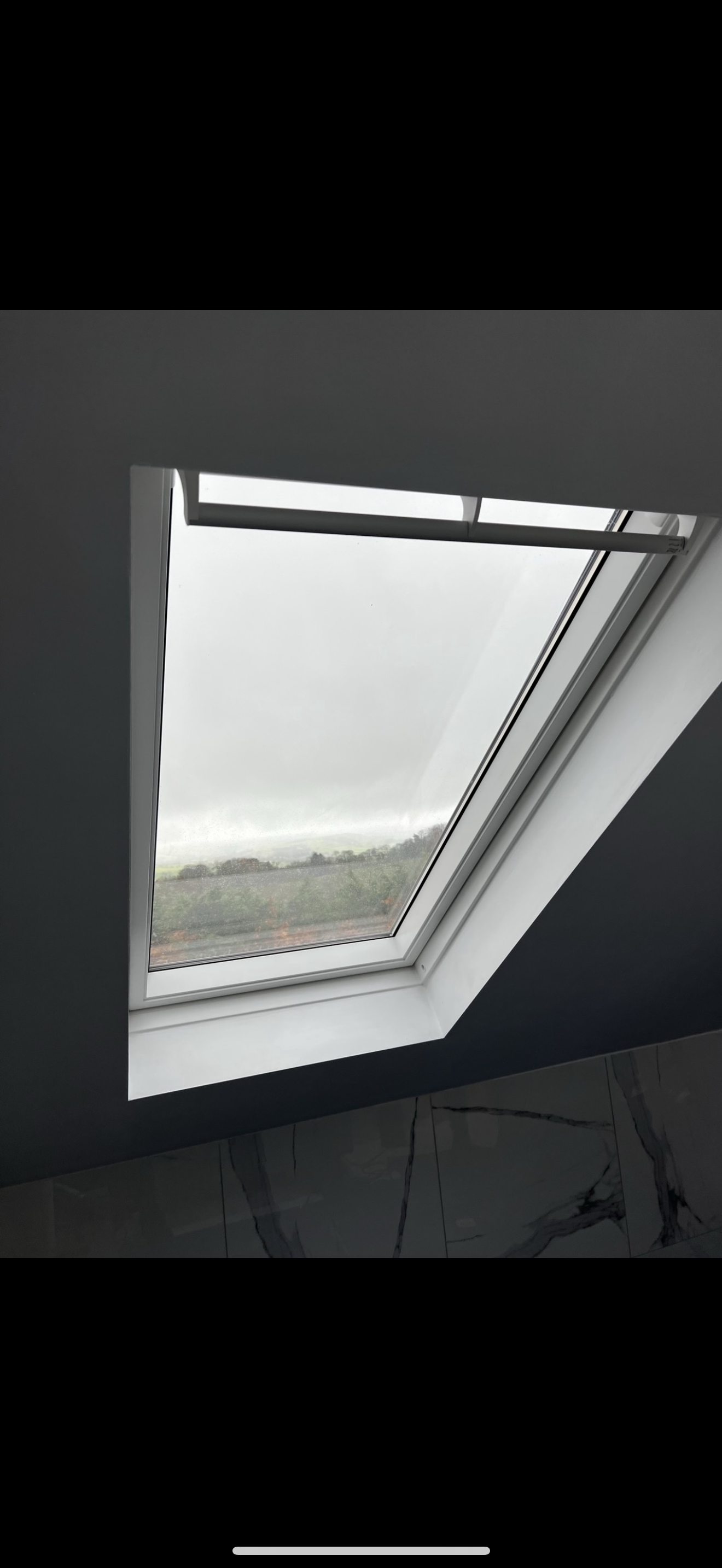 Real installation photo of a VELUX repair service