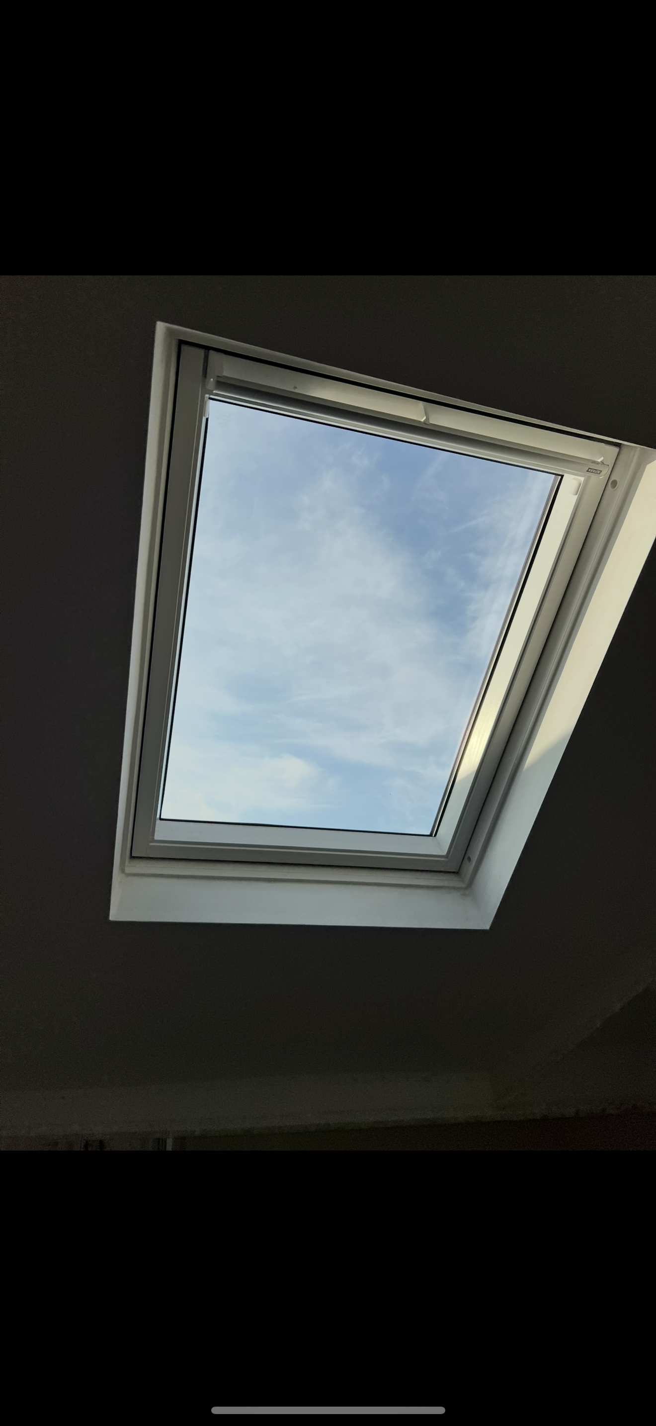 Real installation photo of a VELUX repair service