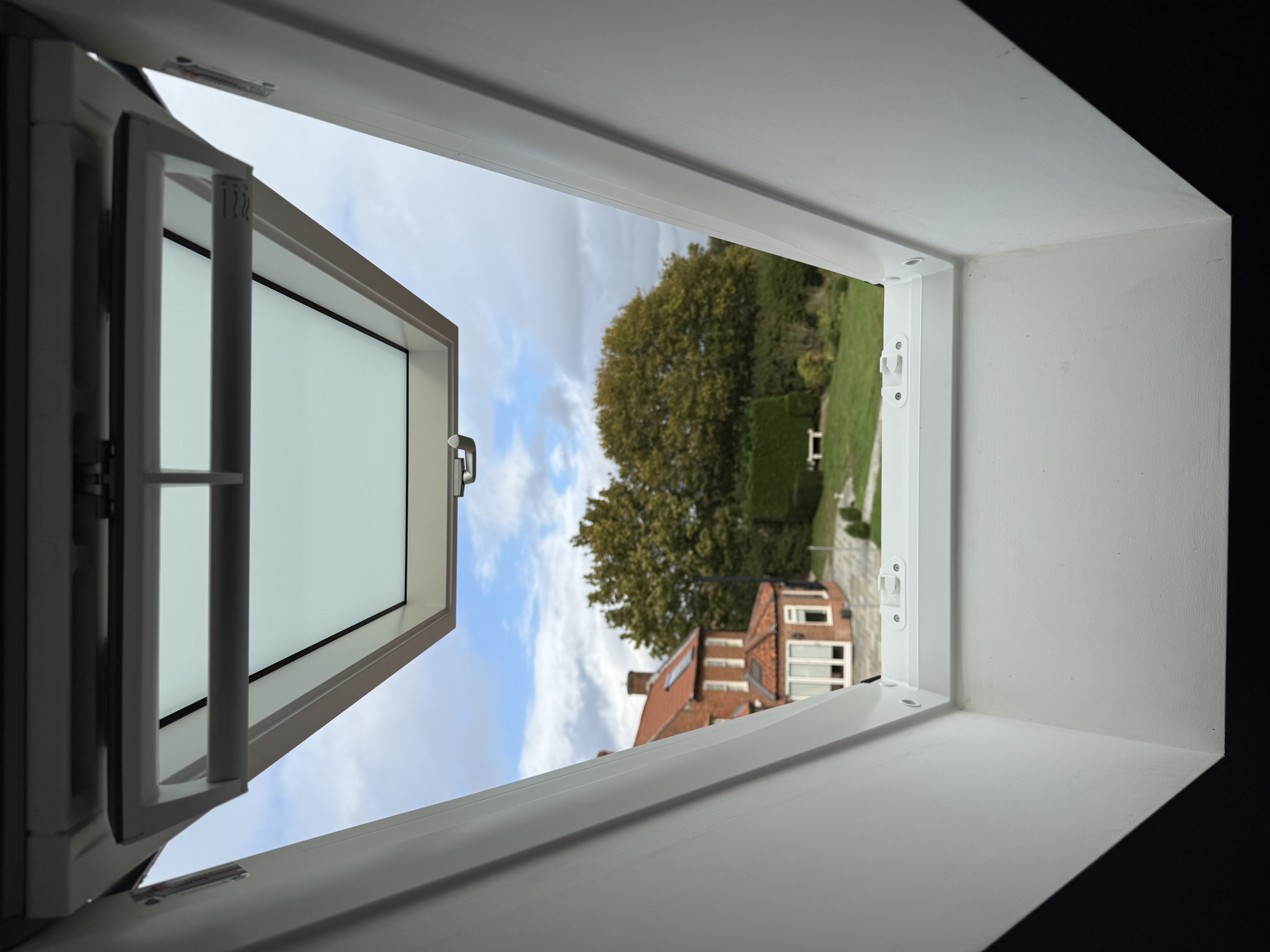Real installation photo of a VELUX repair service