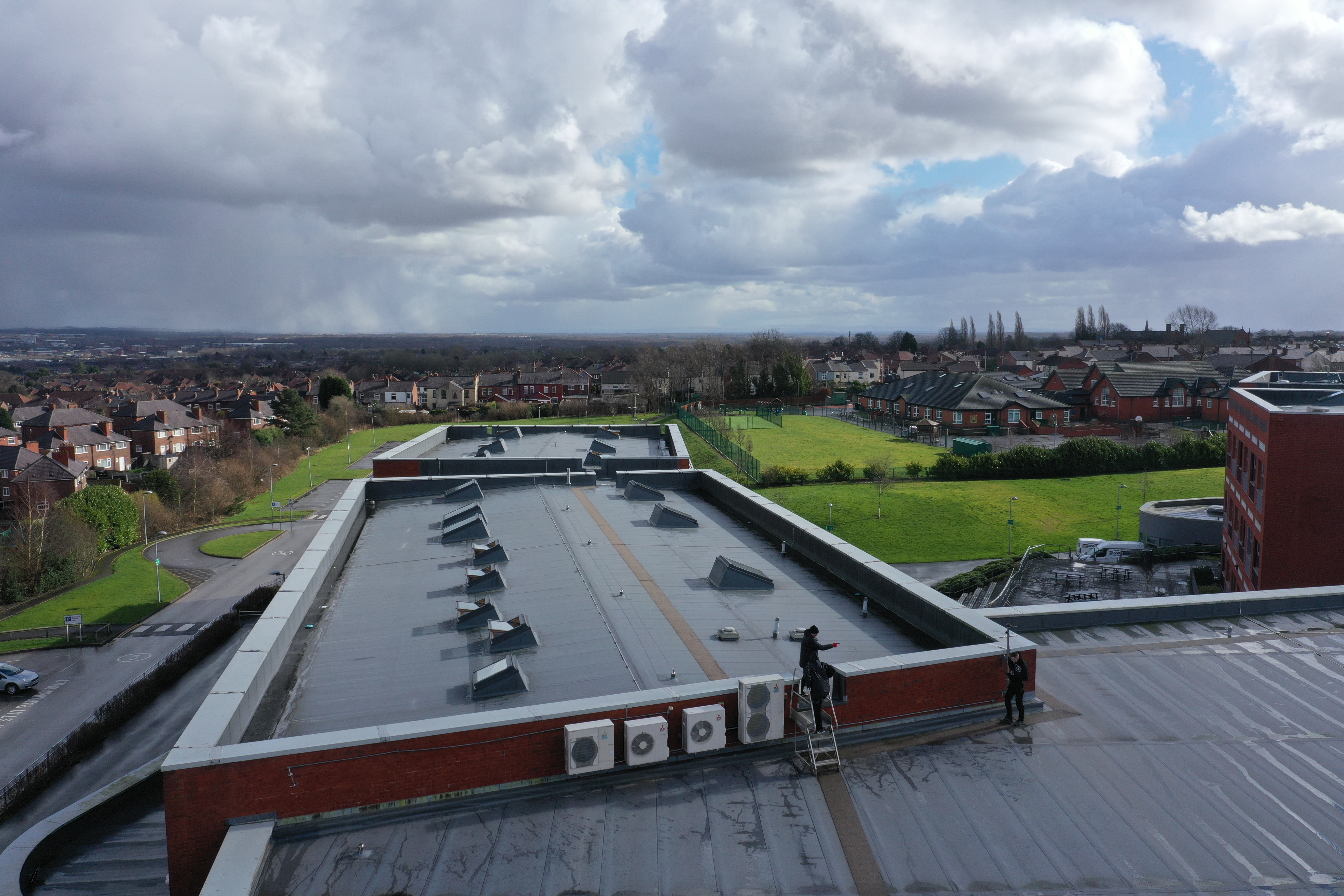 Installation example of a VELUX repair service