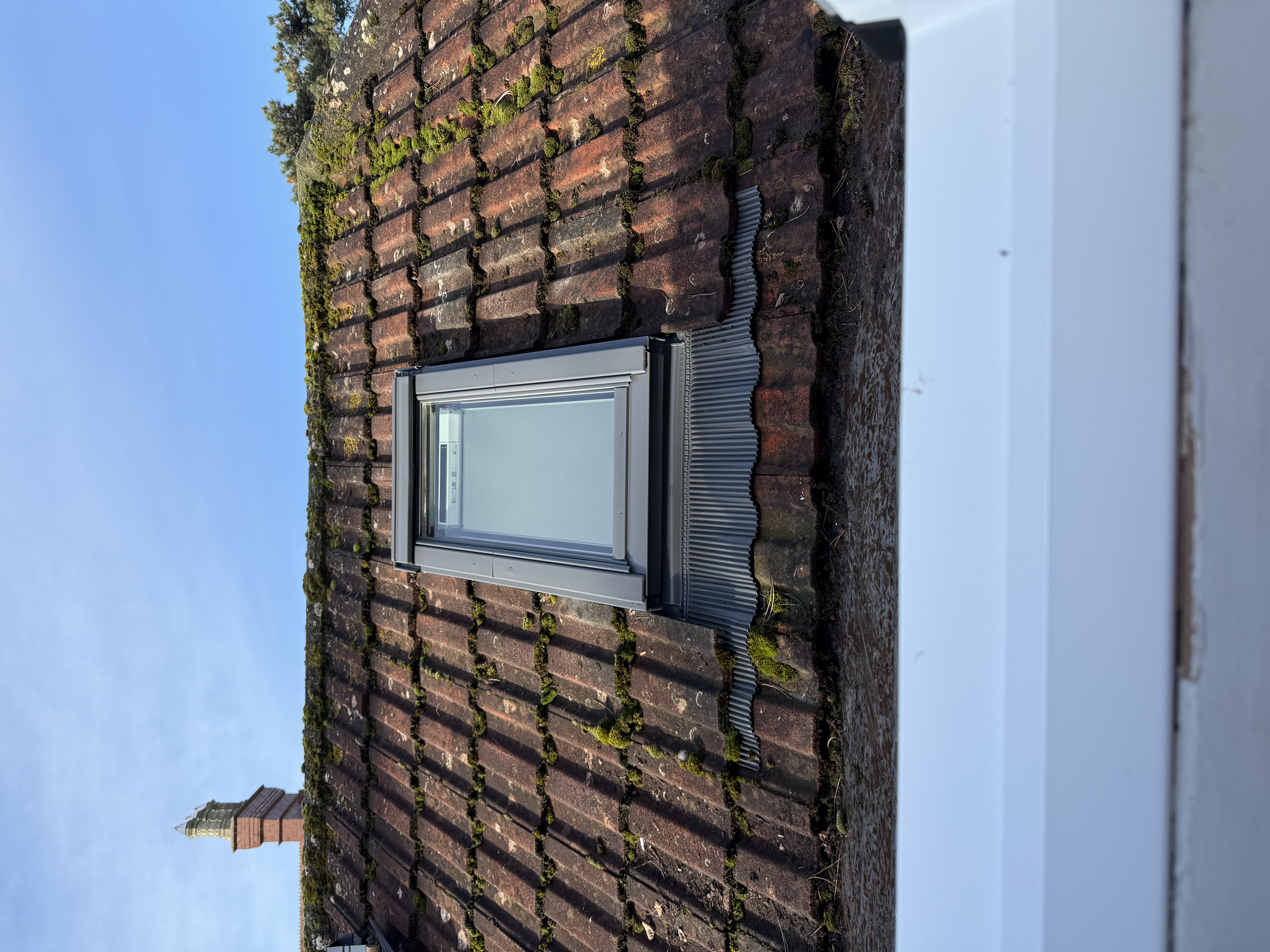 Real installation photo of a VELUX repair service