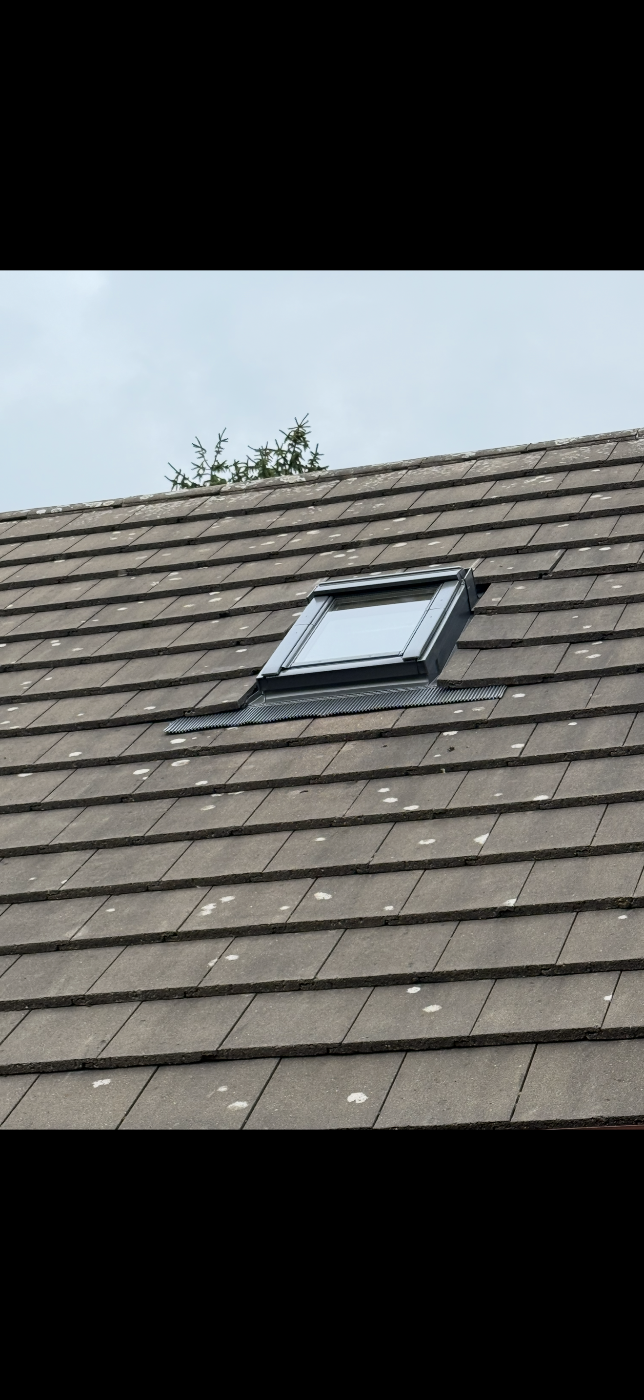 Real installation photo of a VELUX replacement