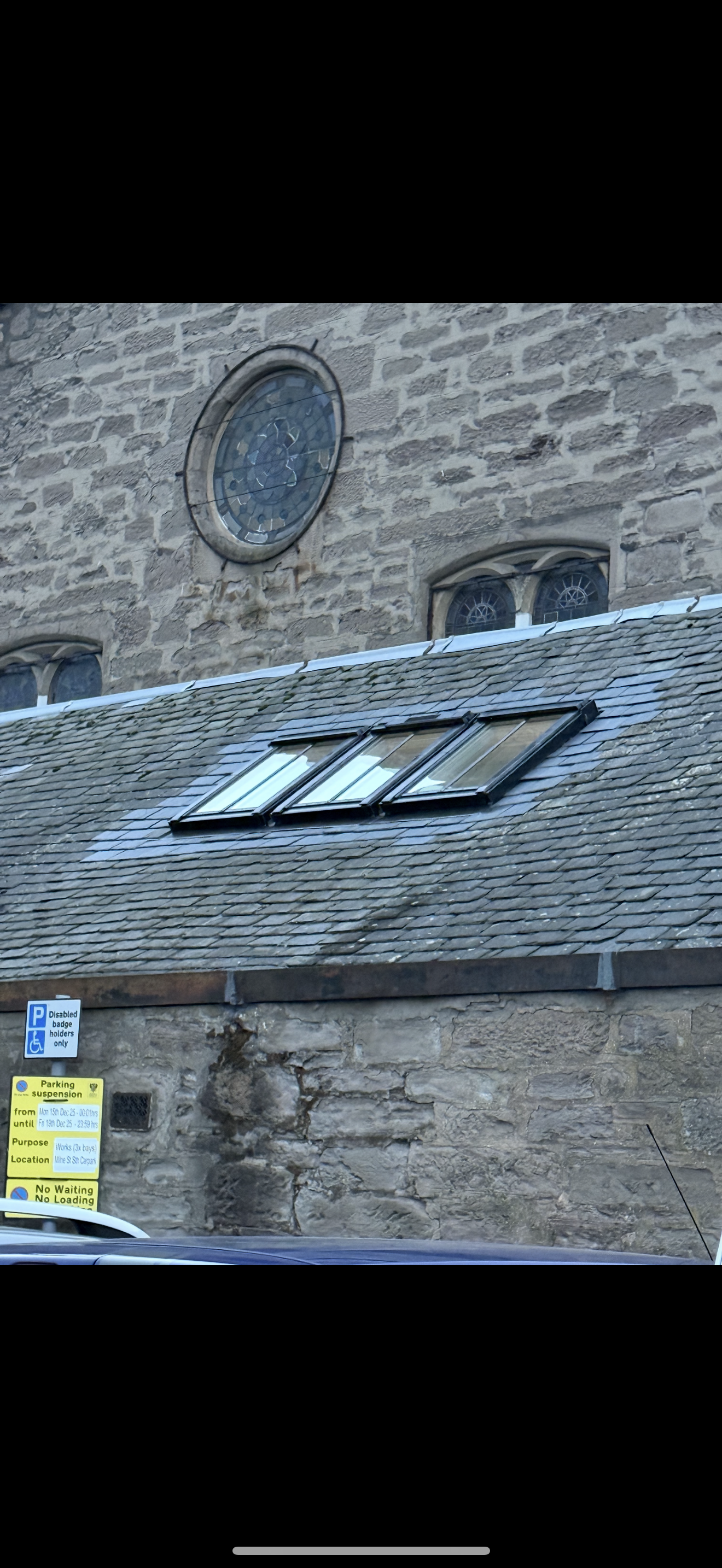Photo showing a completed VELUX replacement