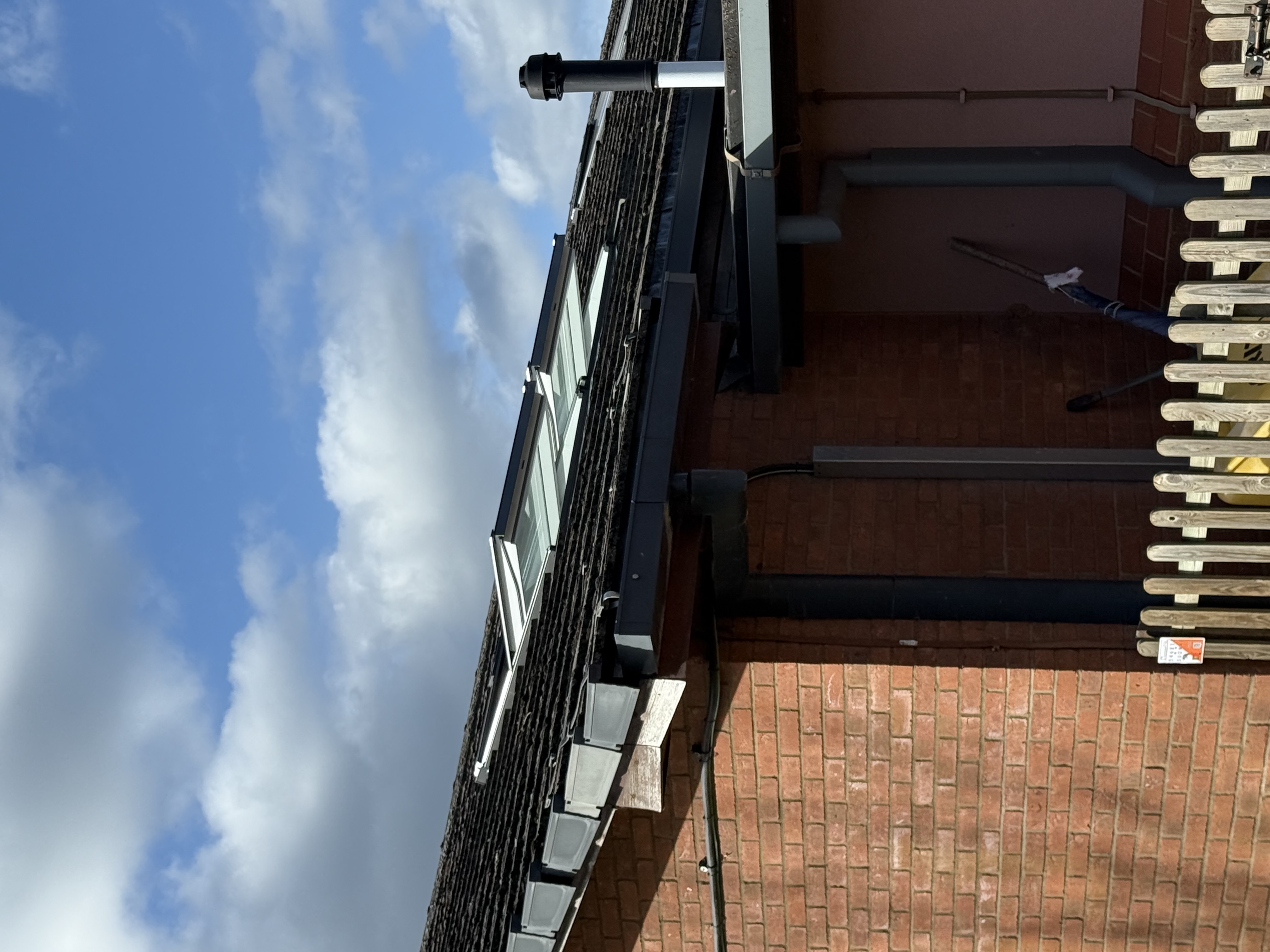 Real installation photo of a VELUX replacement