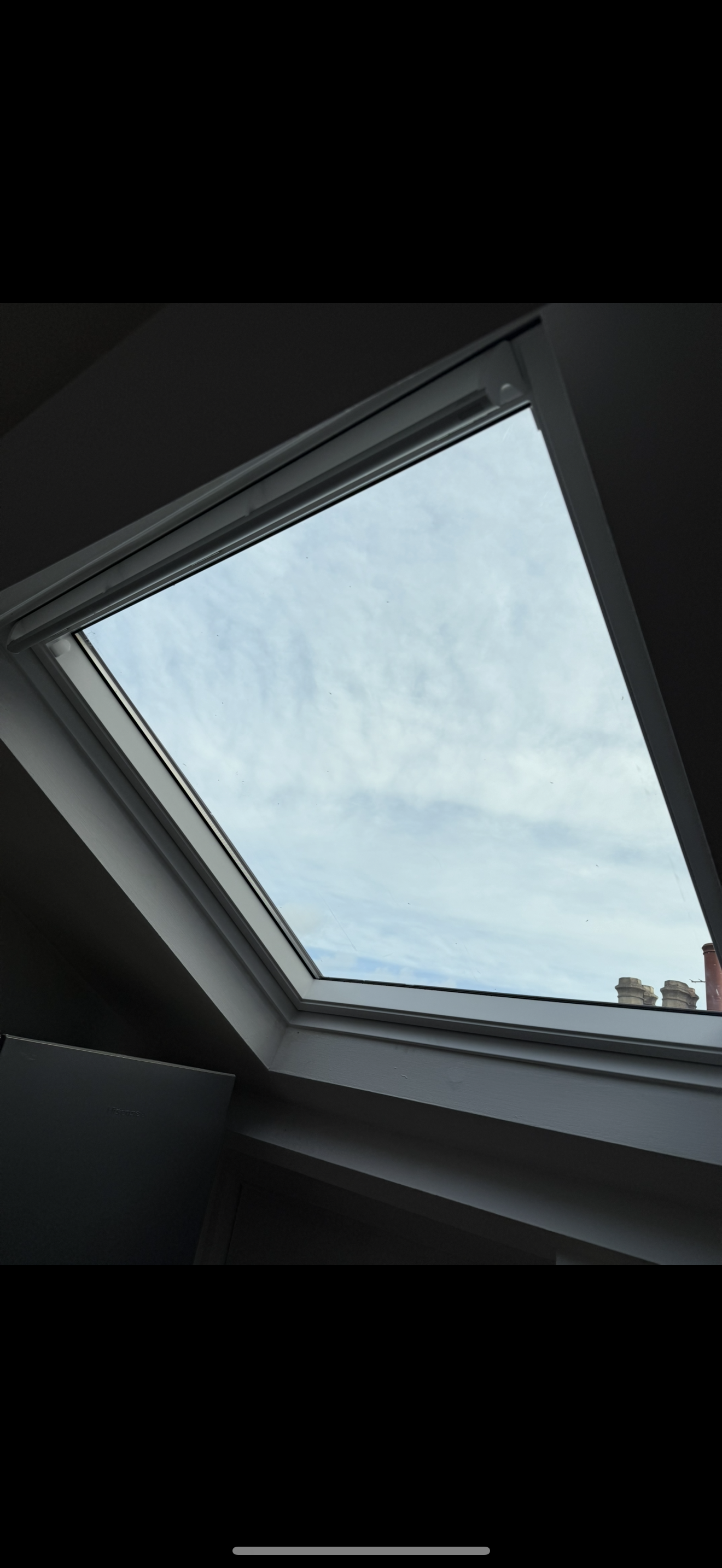 Photo showing a completed VELUX replacement
