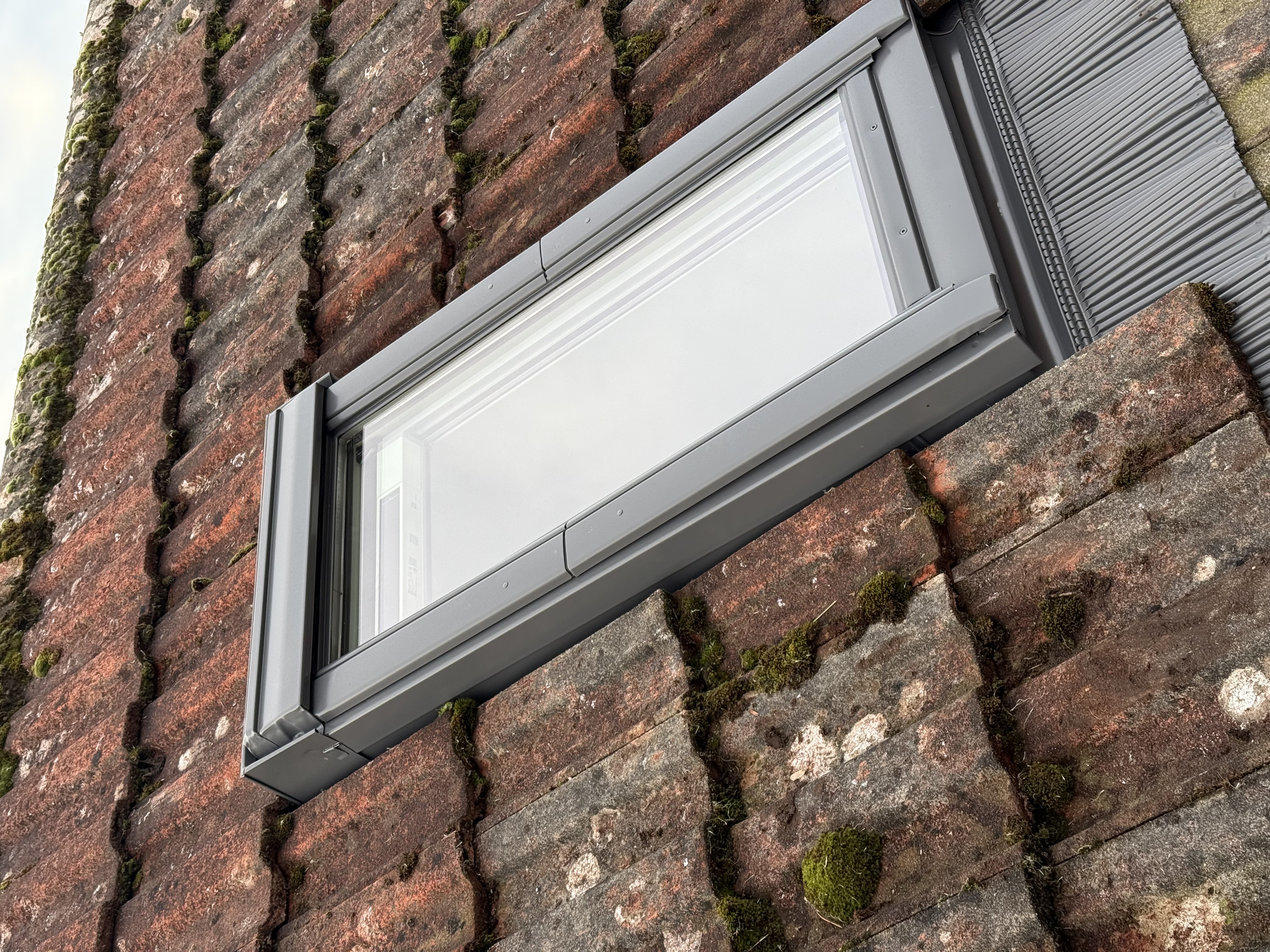 Real installation photo of a VELUX replacement