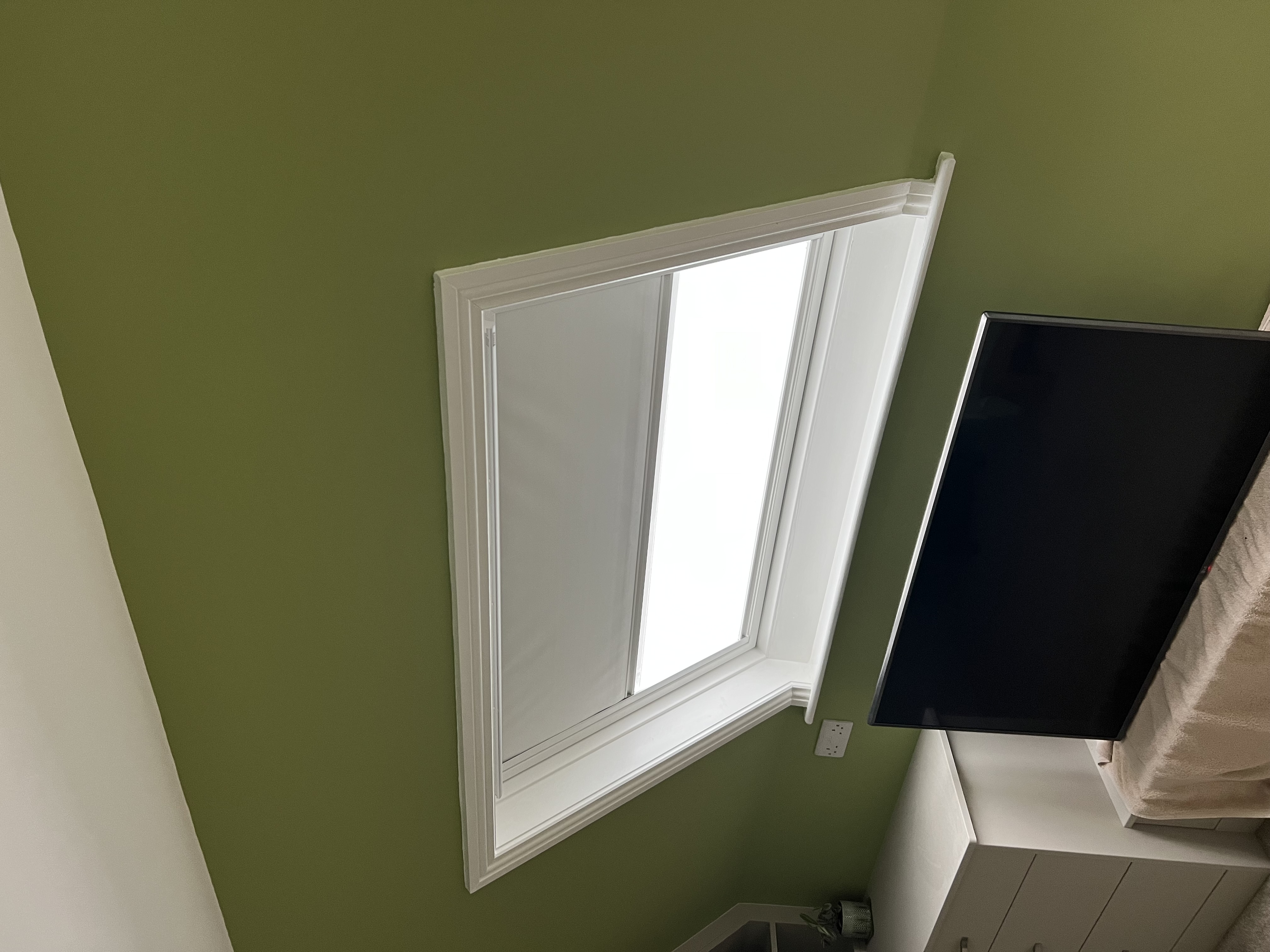 Photo showing a completed VELUX replacement