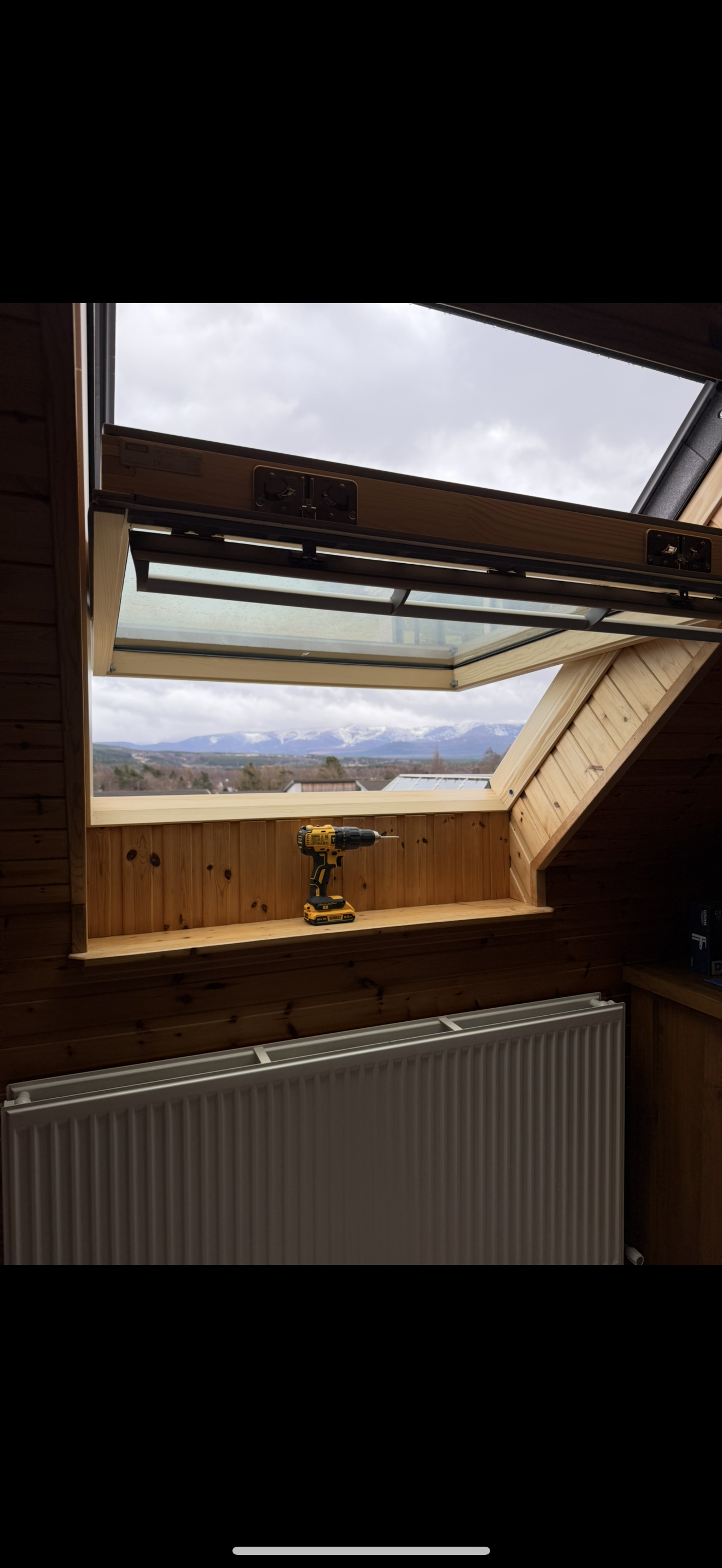 Real installation photo of a VELUX replacement