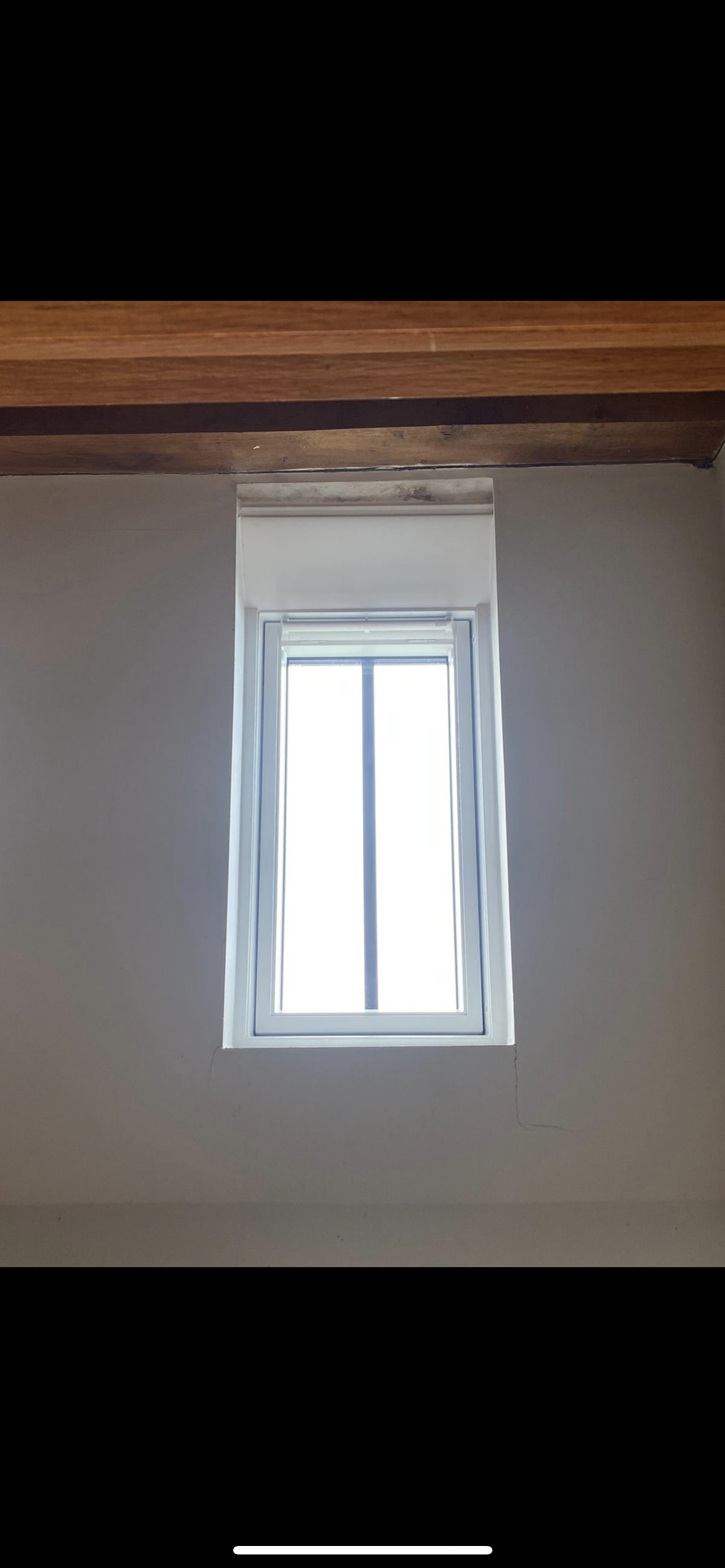 Photo showing a completed VELUX replacement