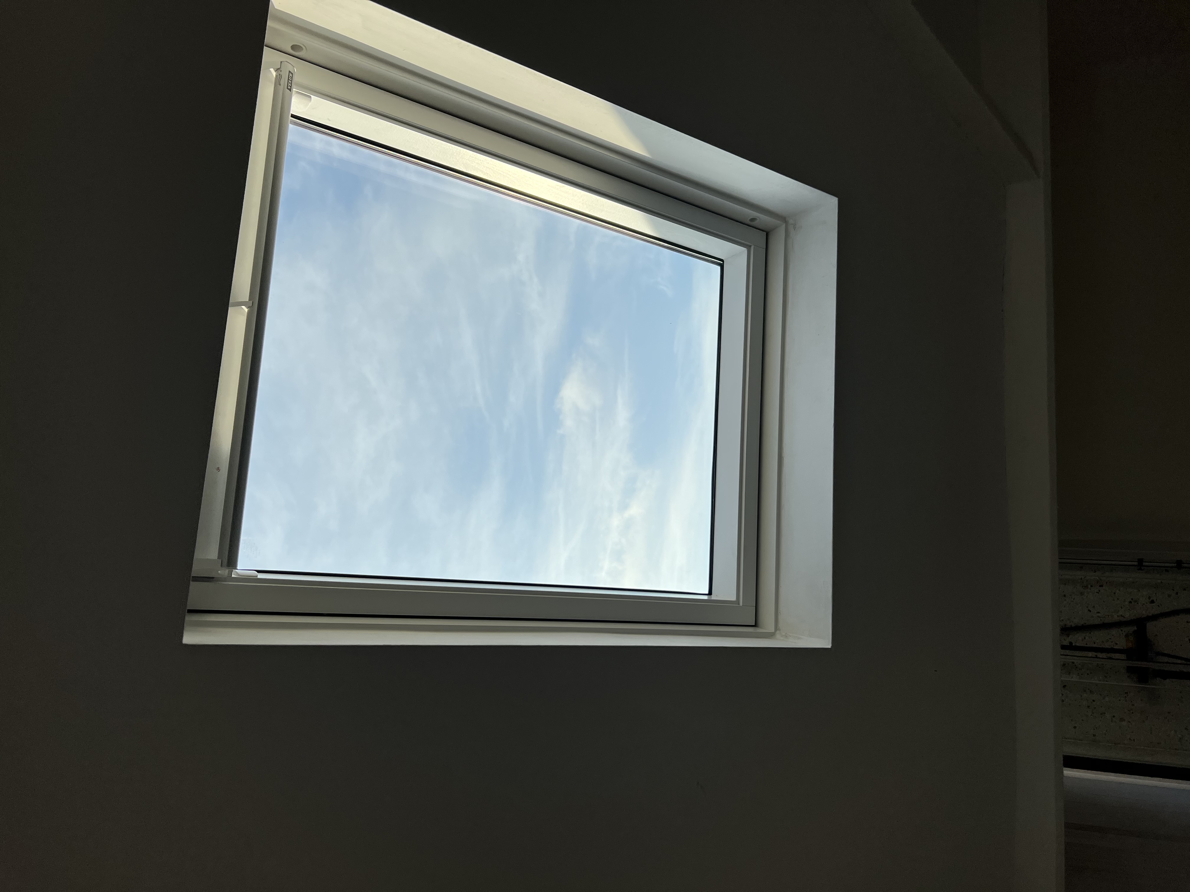 Real installation photo of a VELUX replacement