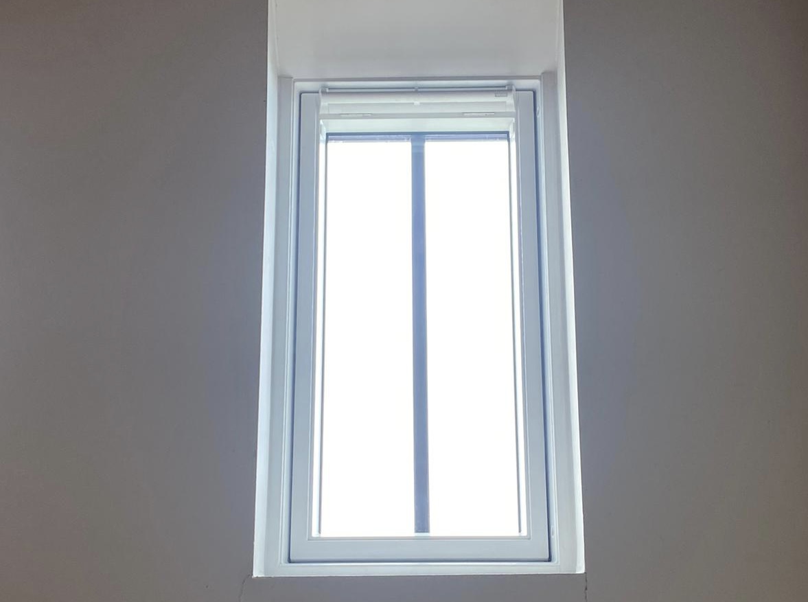 Real installation photo of a VELUX replacement