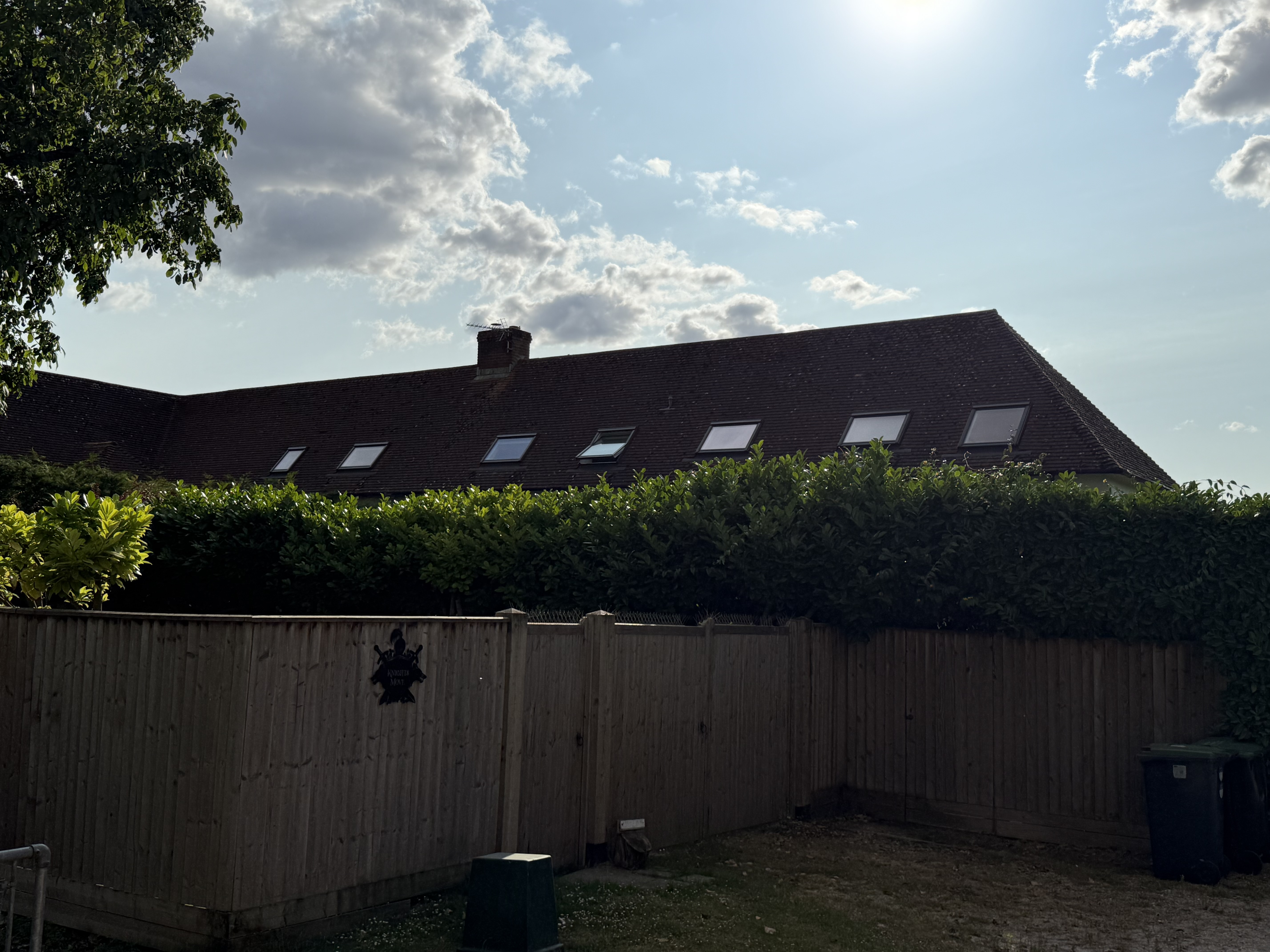Real installation photo of a VELUX replacement