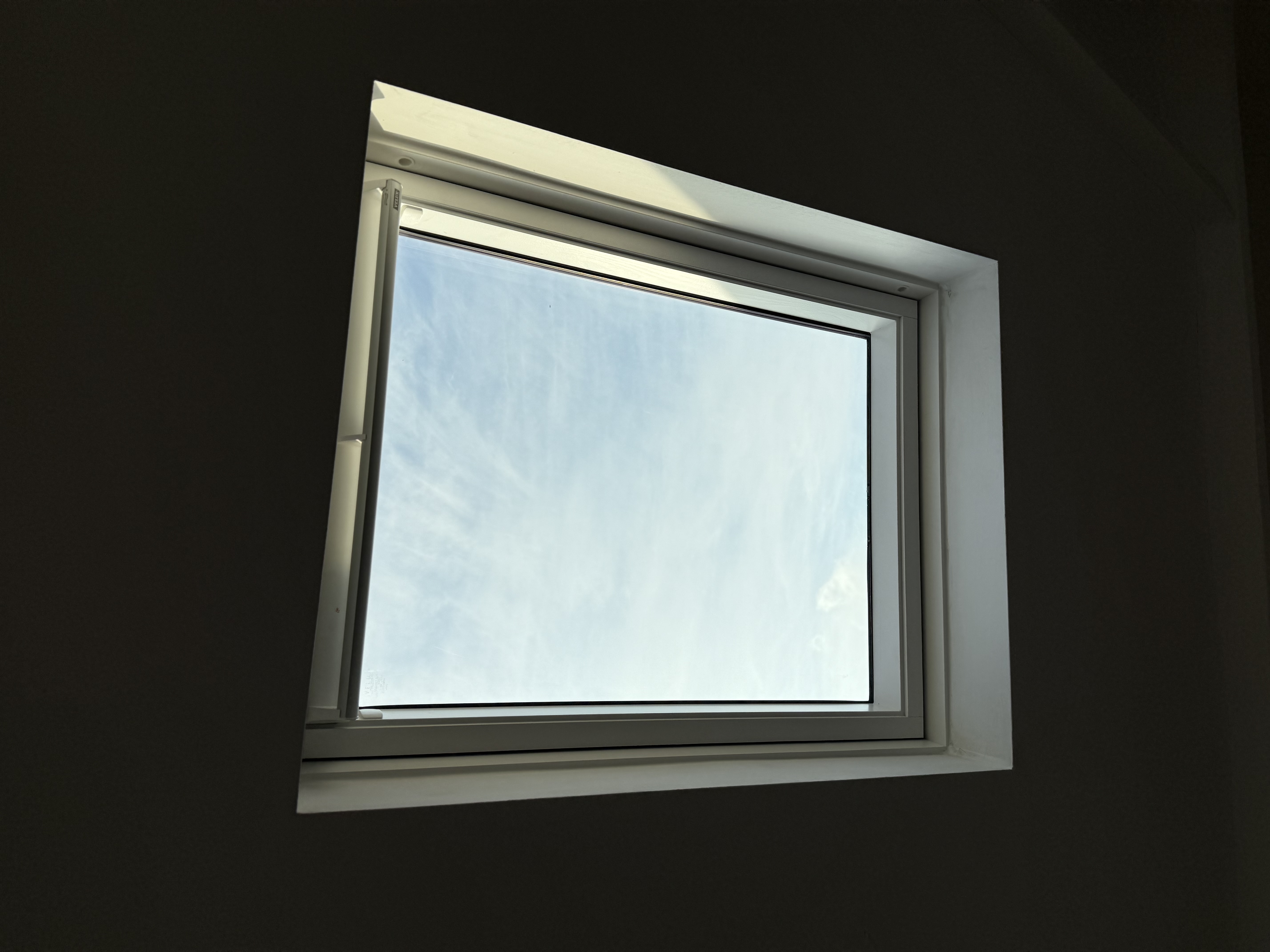Real installation photo of a VELUX replacement
