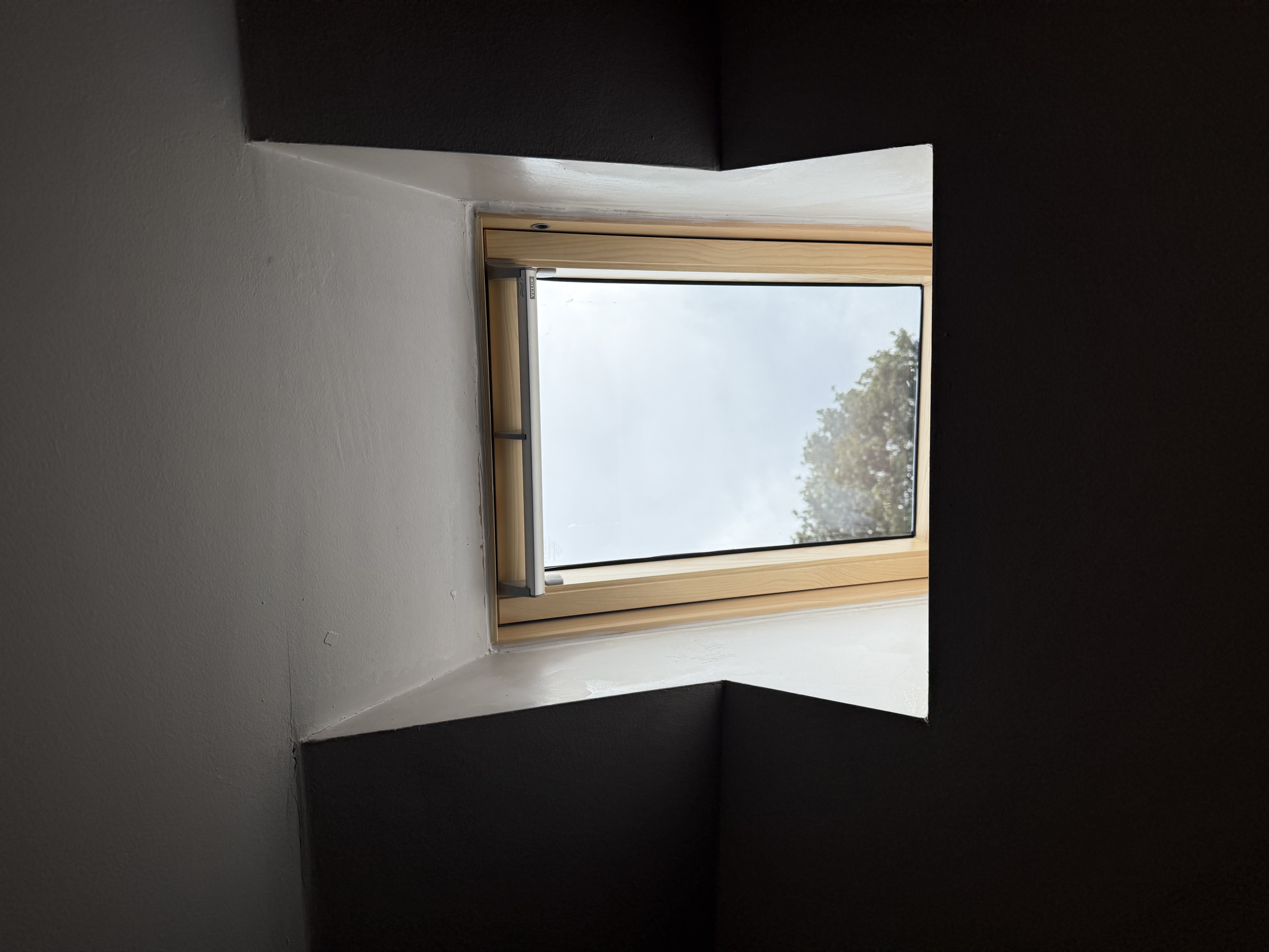 Real installation photo of a VELUX replacement