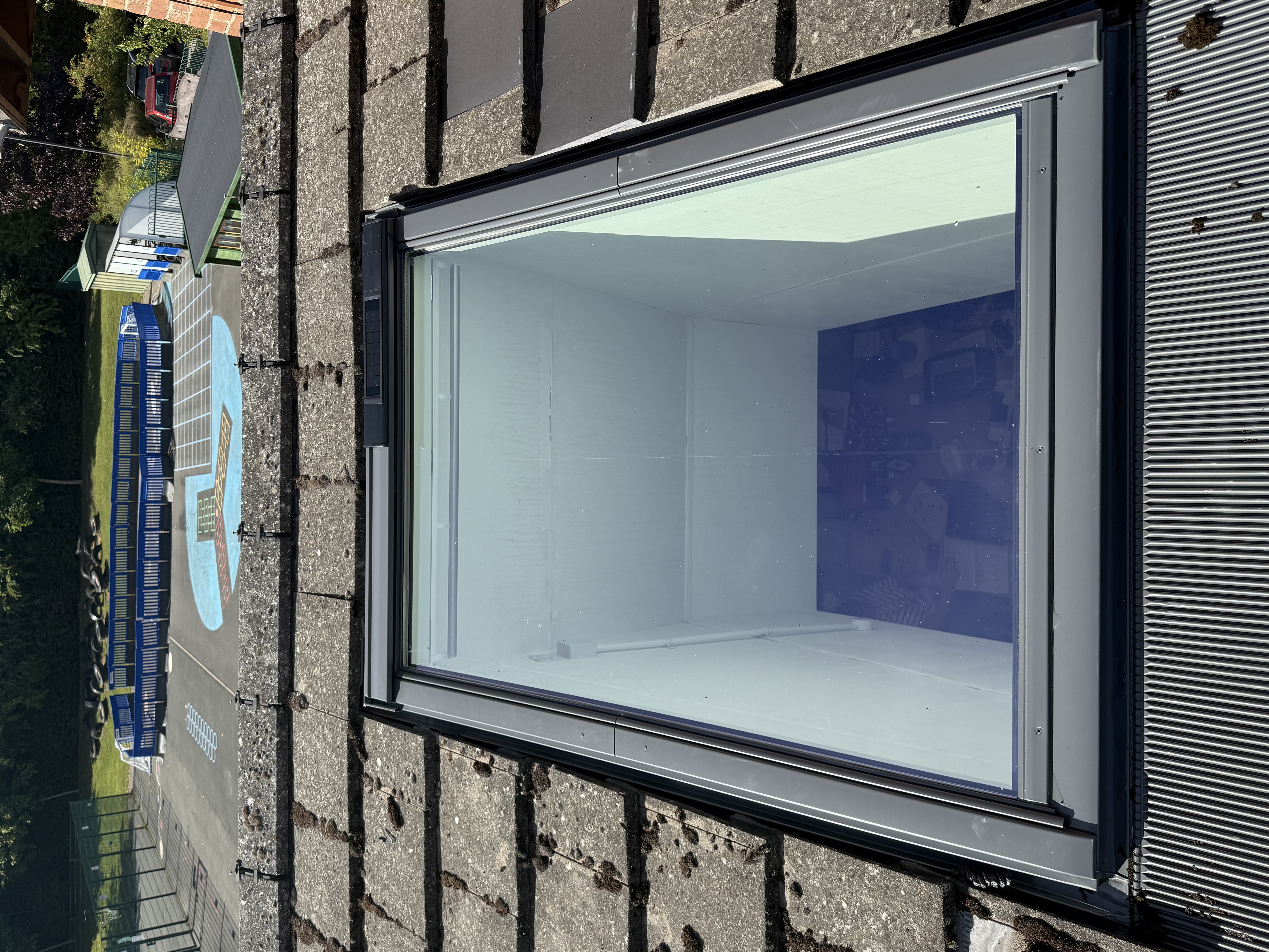 Real installation photo of a VELUX replacement