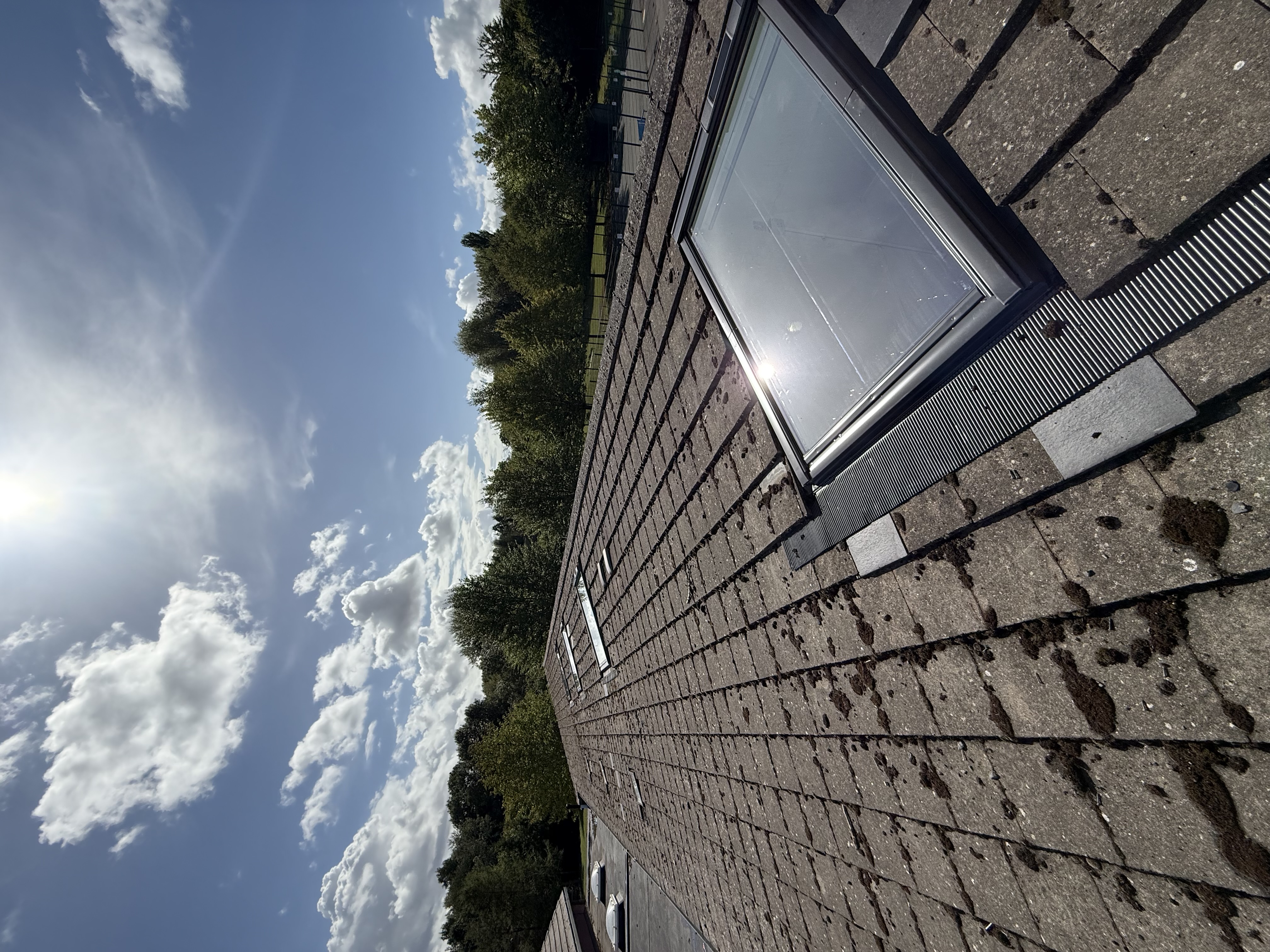 Real installation photo of a VELUX replacement
