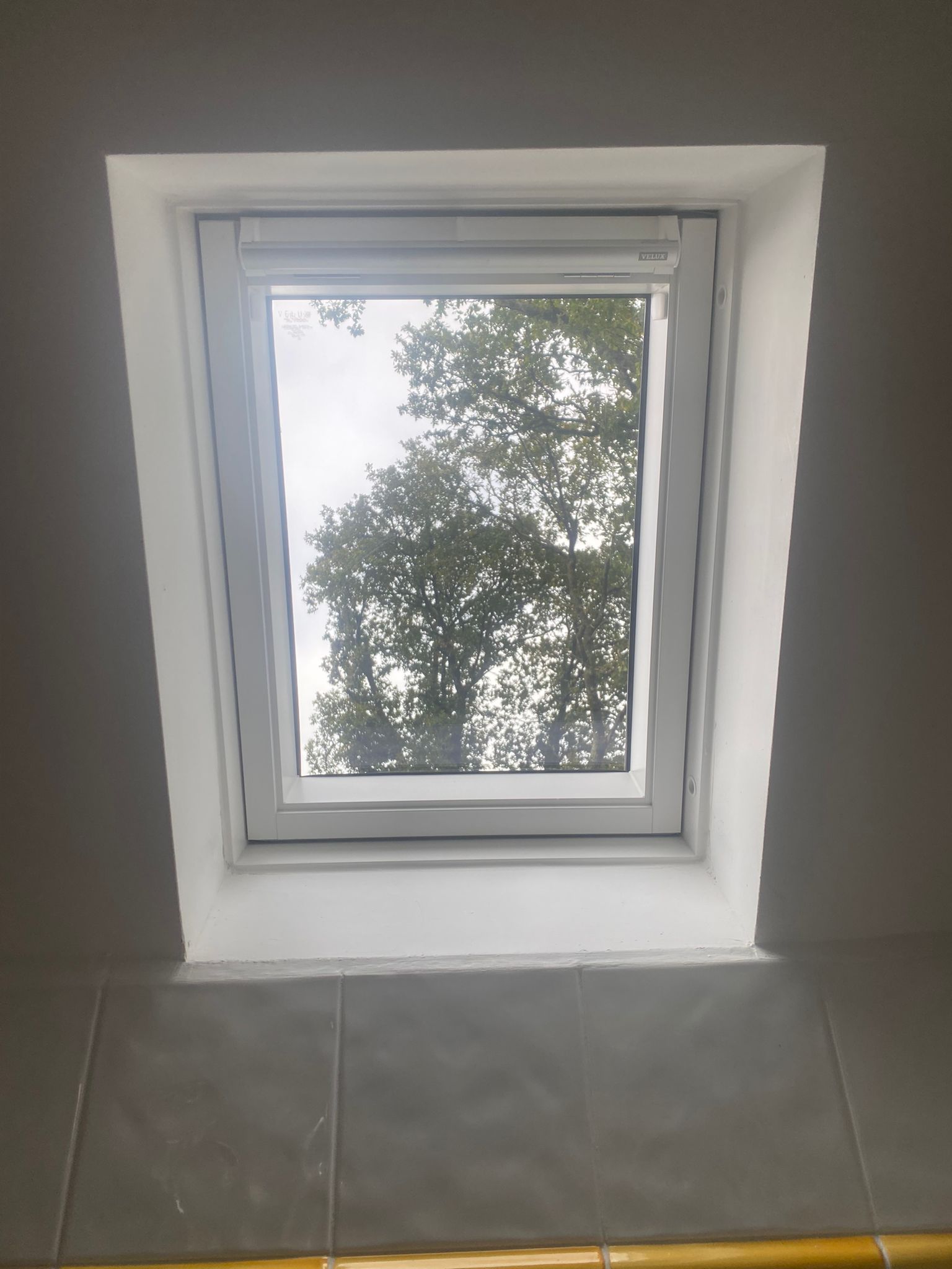 Photo showing a completed VELUX replacement