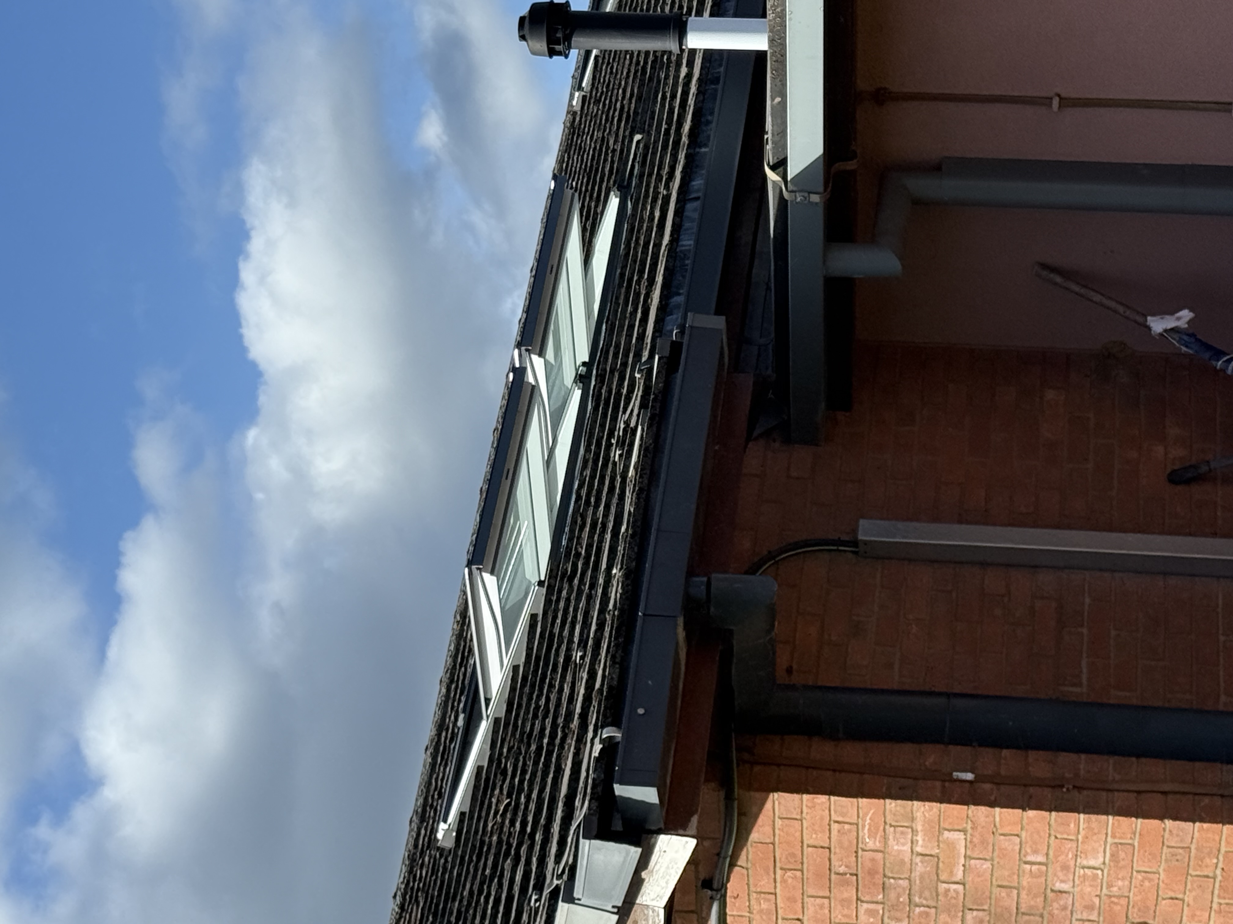 Real installation photo of a VELUX replacement