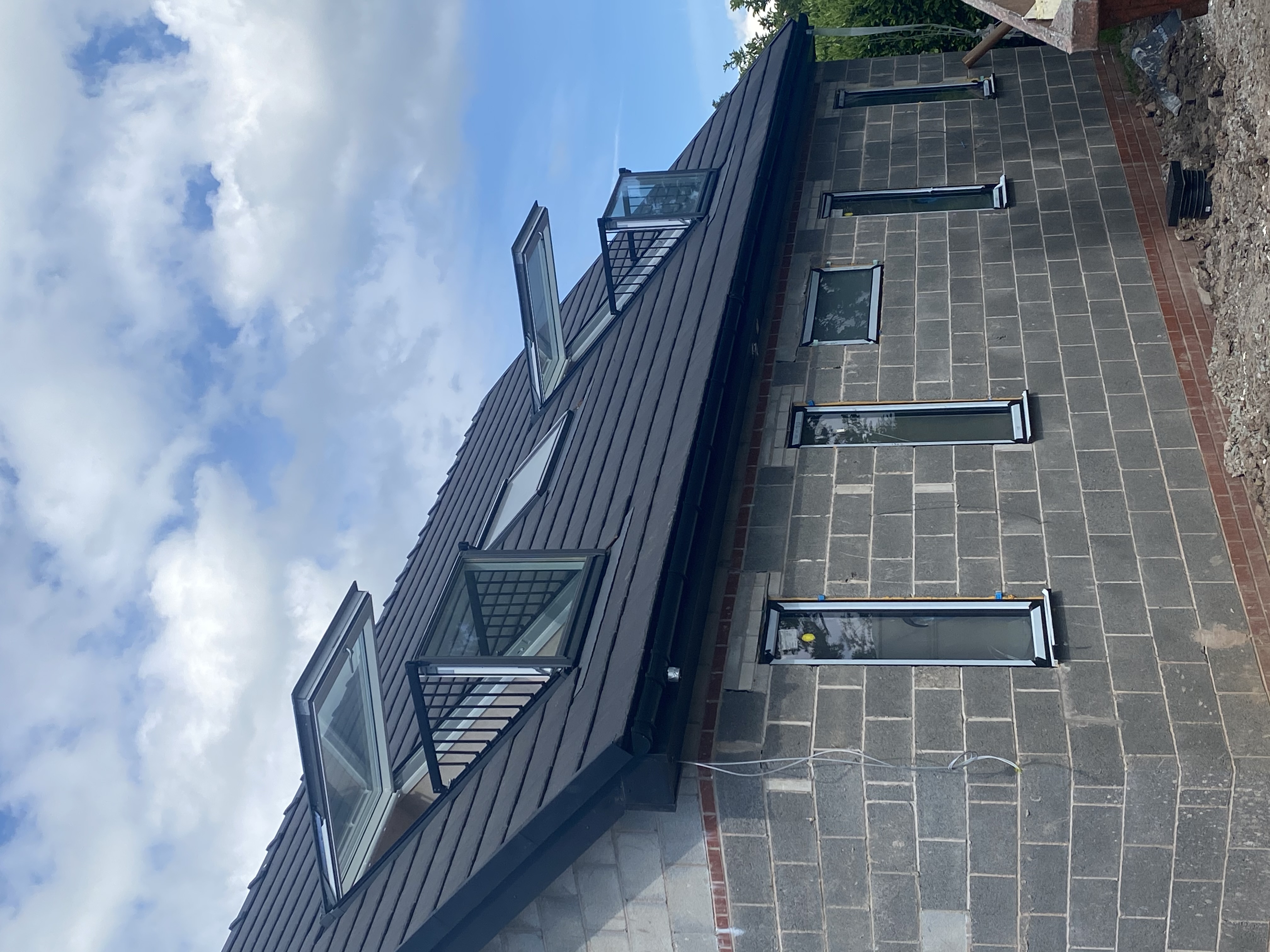 Photo showing a completed VELUX replacement