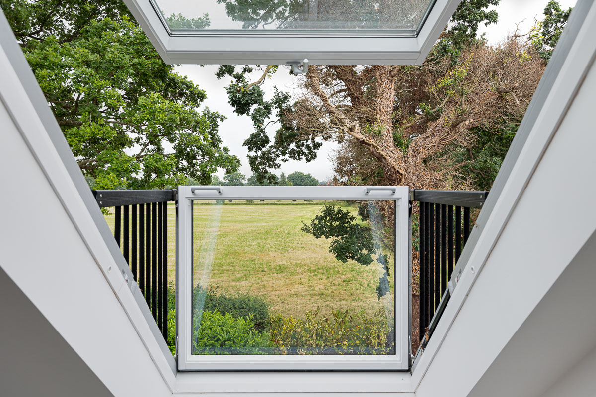 Real installation photo of a VELUX replacement