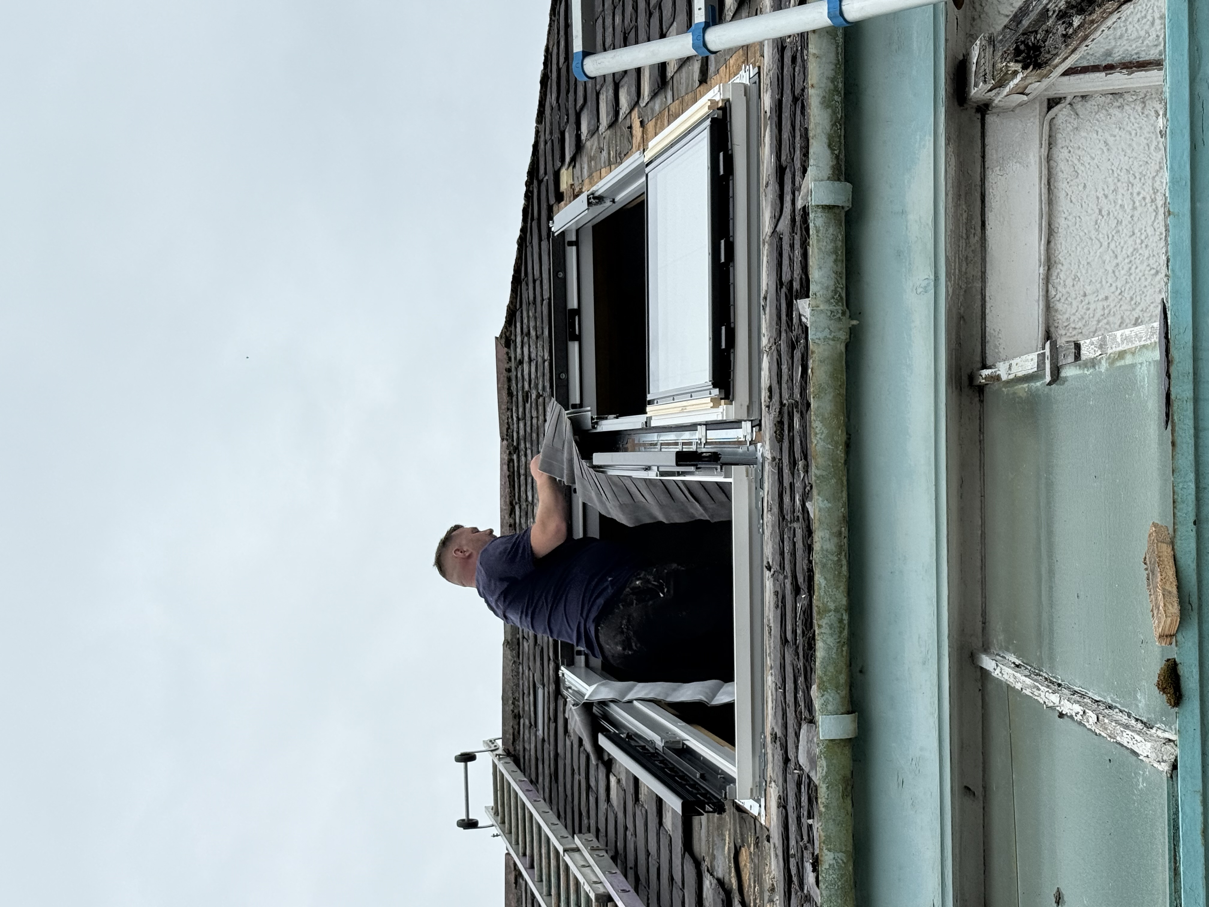 Real installation photo of a VELUX replacement