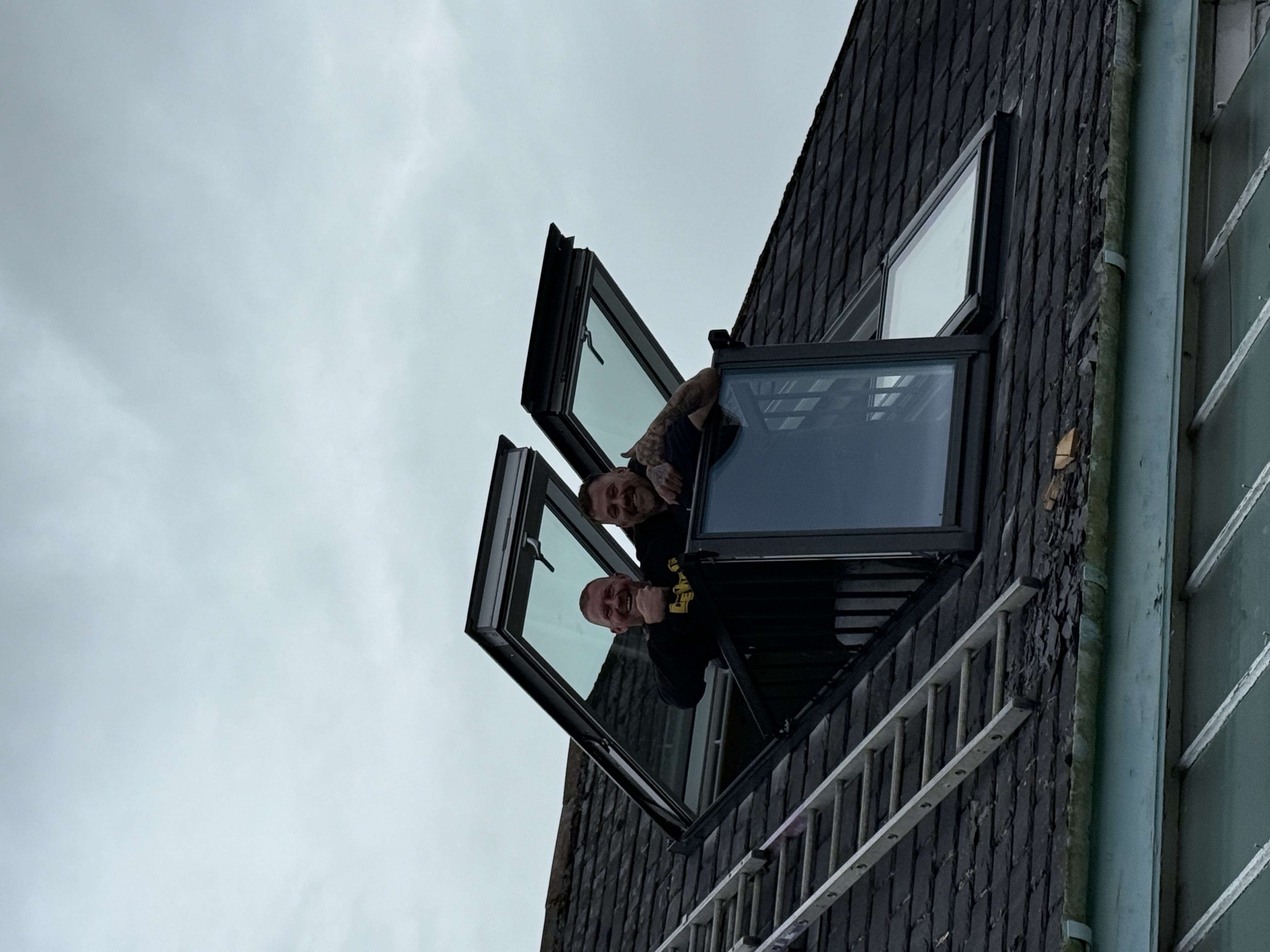 Real installation photo of a VELUX replacement