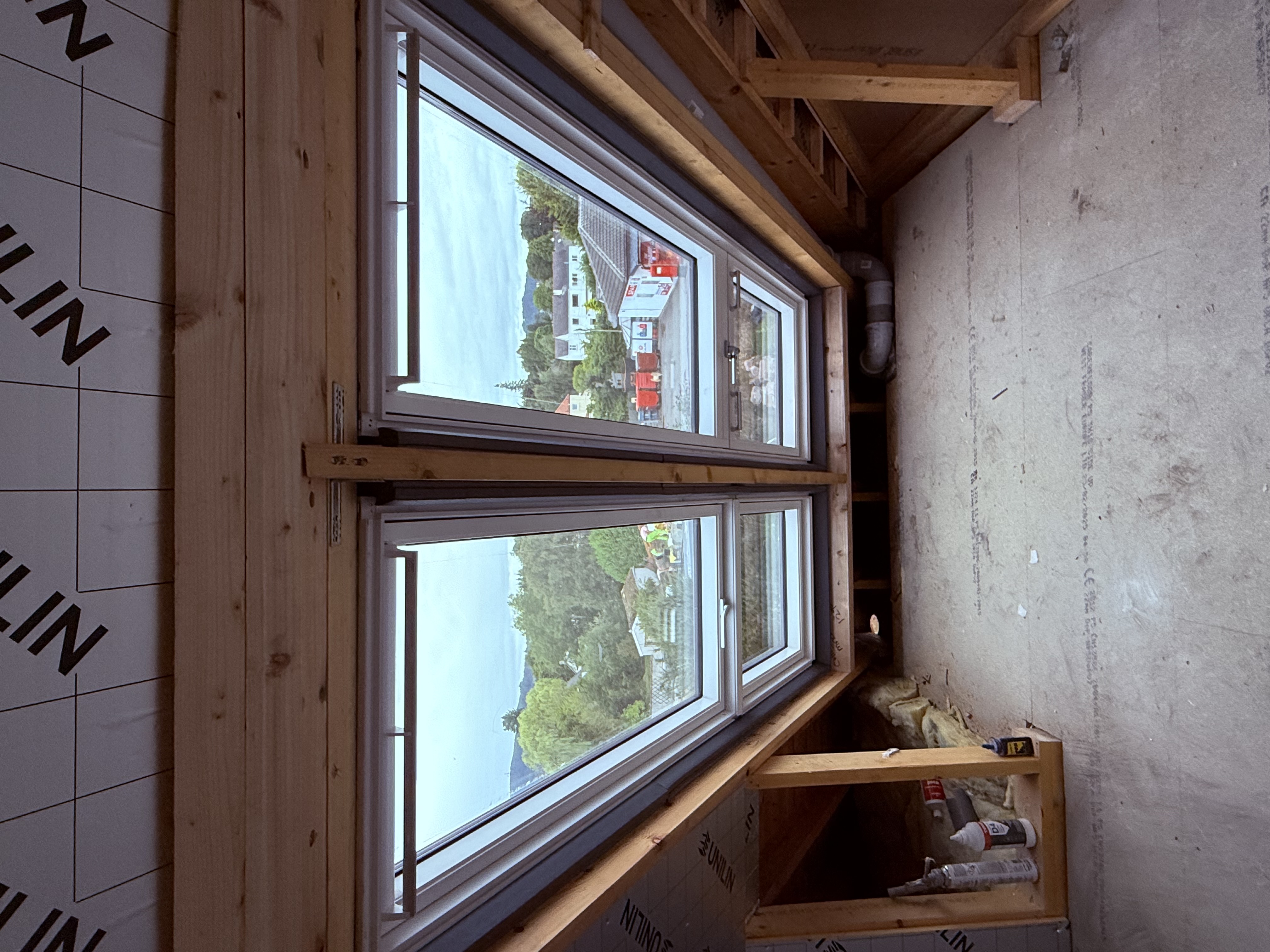 Photo showing a completed VELUX replacement